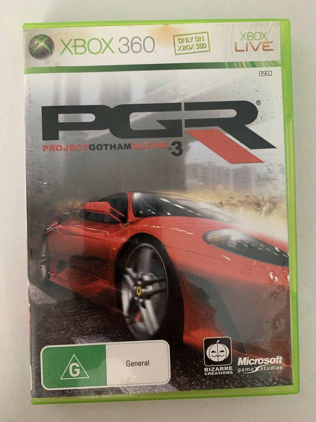 PGR Project Gotham Racing 3 - Microsoft Xbox 360 PAL Game with Manual