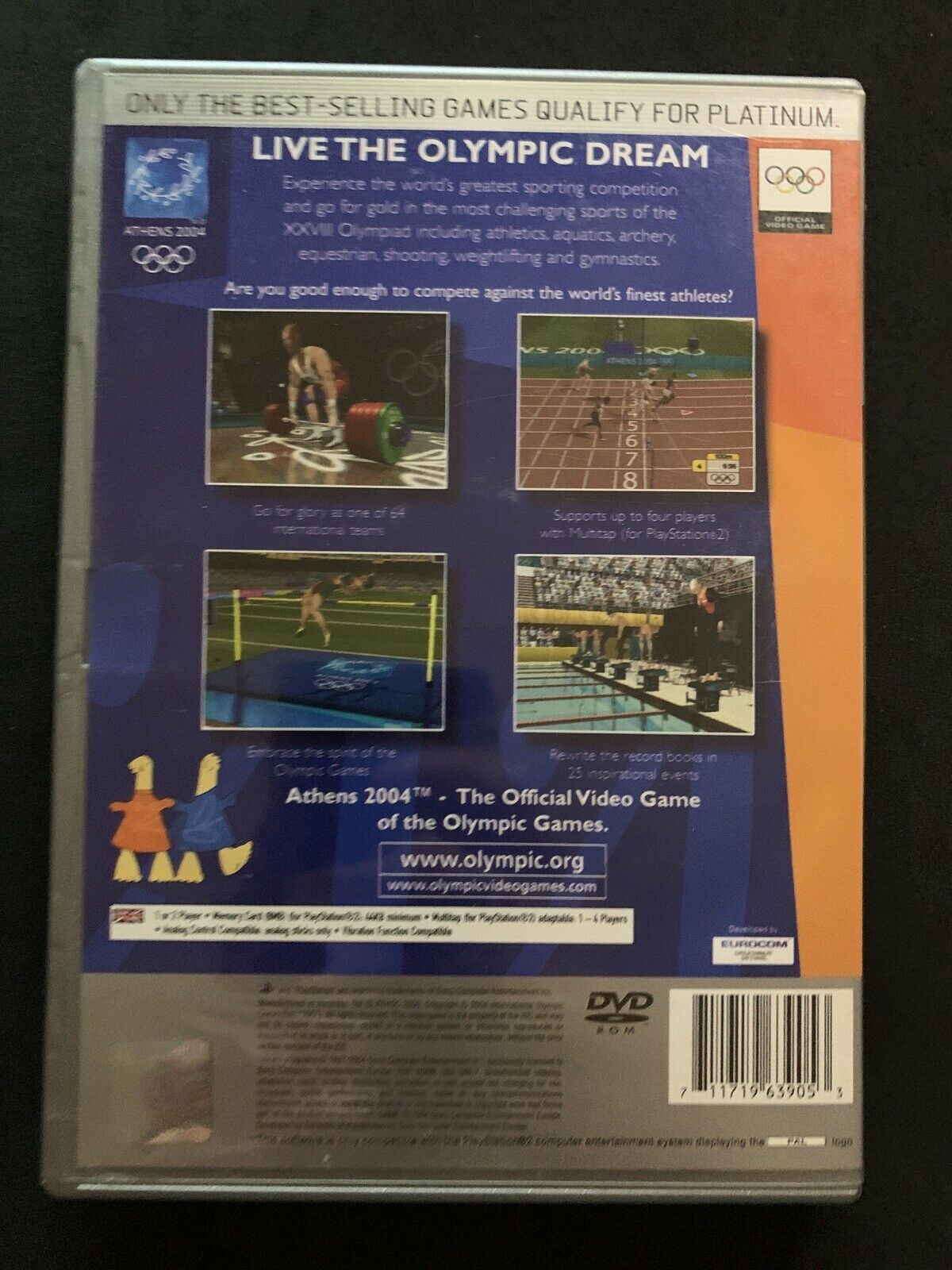 Athens 2004 - Playstation 2 PS2 PAL (Platinum) *Complete with Manual*