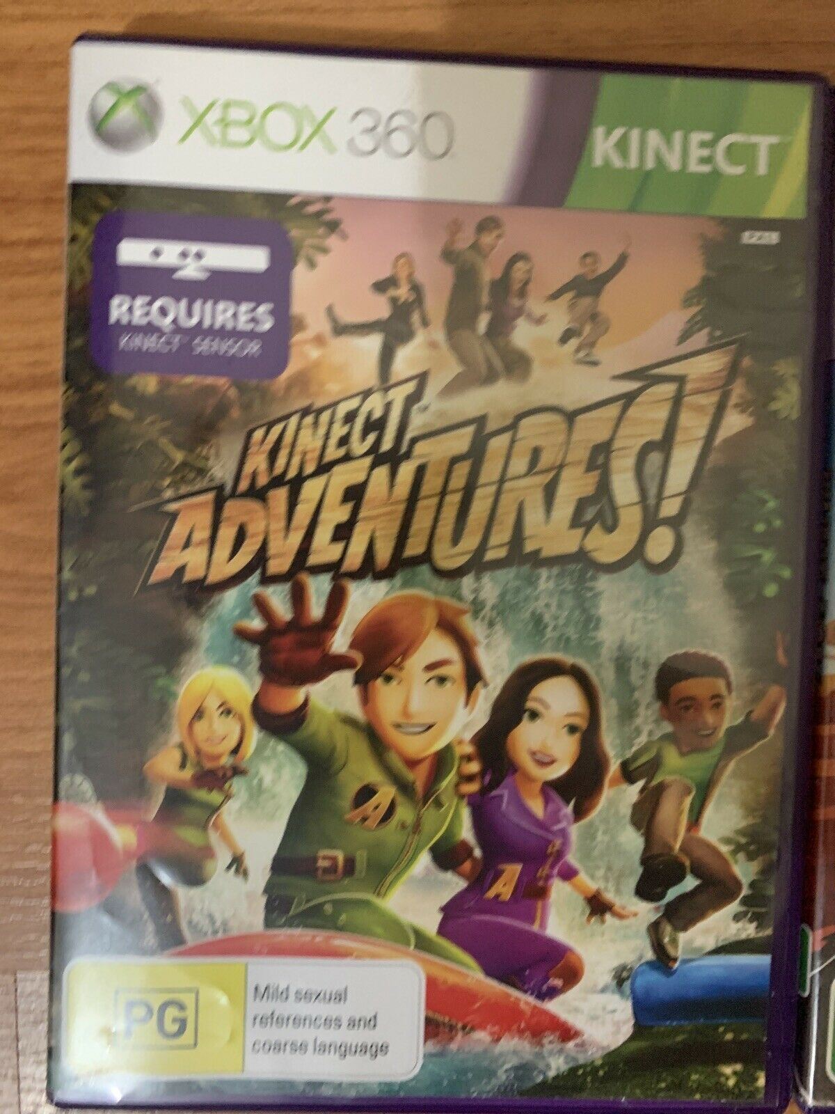 Microsoft 360 Kinect Camera Bundle w/ 3 Games: Adventures, Joy Ride, Kinectimals