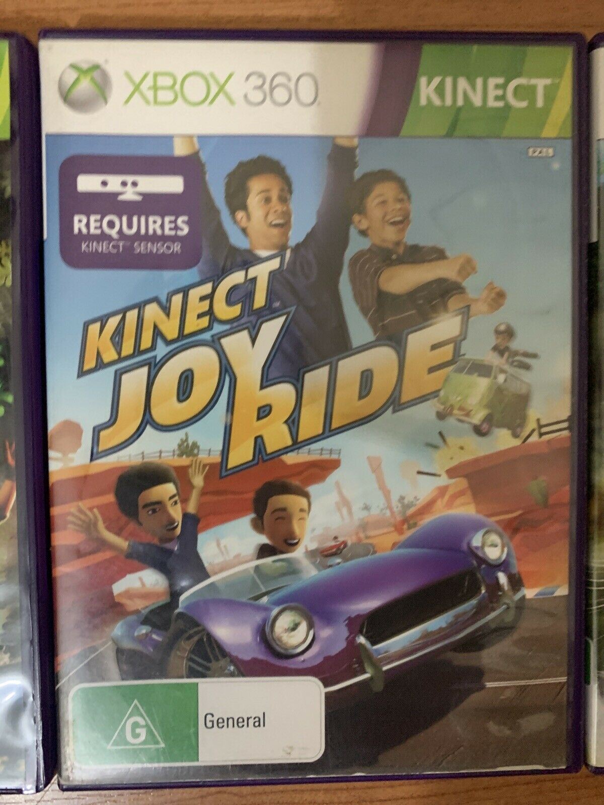 Microsoft 360 Kinect Camera Bundle w/ 3 Games: Adventures, Joy Ride, Kinectimals