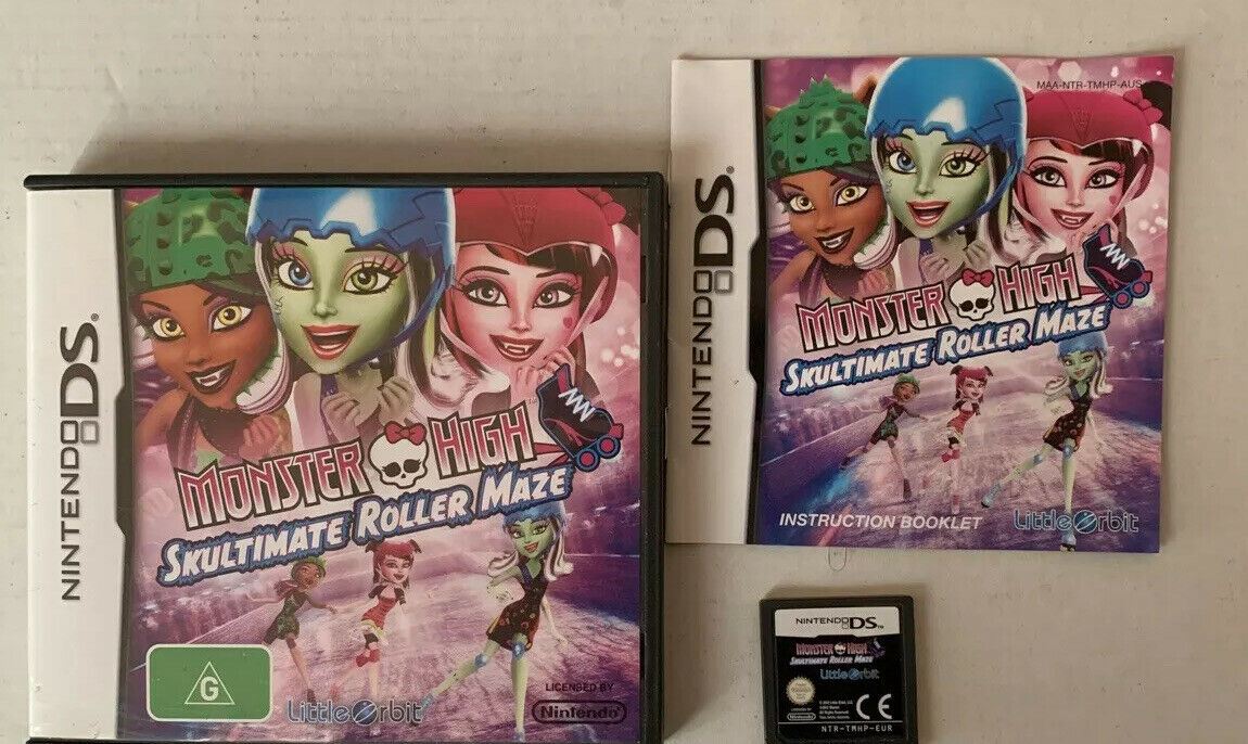 Monster High Skultimate Roller Maze - Nintendo DS Game With Manual – Retro  Unit