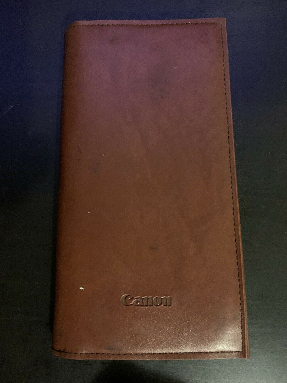 Vintage Canon Money Manager Checkbook LCD Calculator Wallet