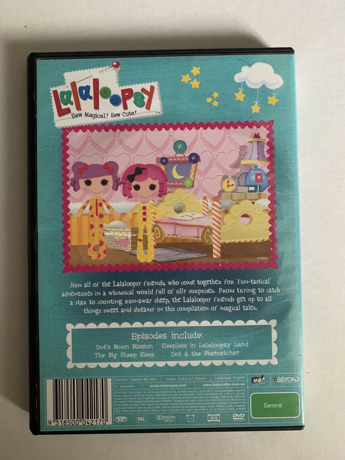 Lalaloopsy - Sweet Dreams (DVD, 2014) Region 4