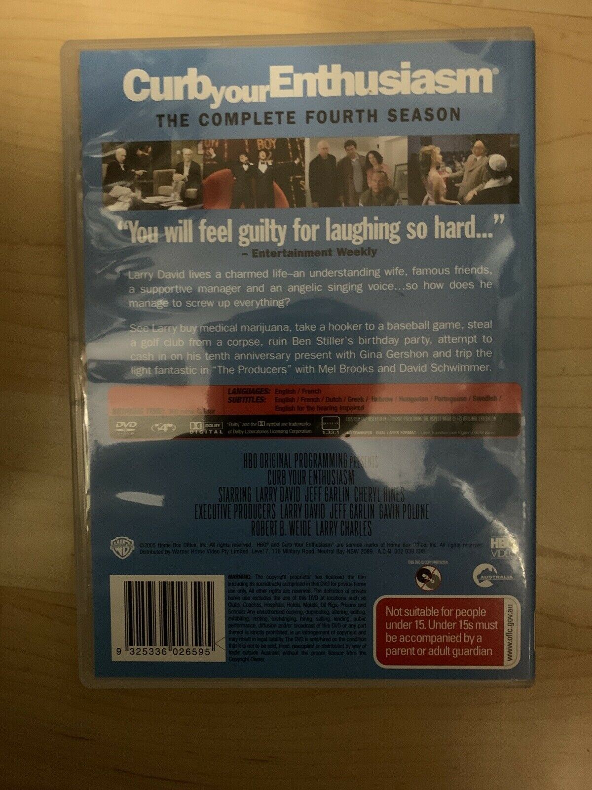 Curb Your Enthusiasm : Season 4 (DVD, 2004) Larry David. Region 4