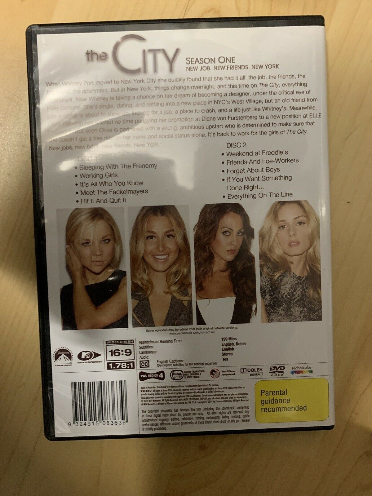 The City - Complete Series - Season 1 & 2 - (DVD) Region 4
