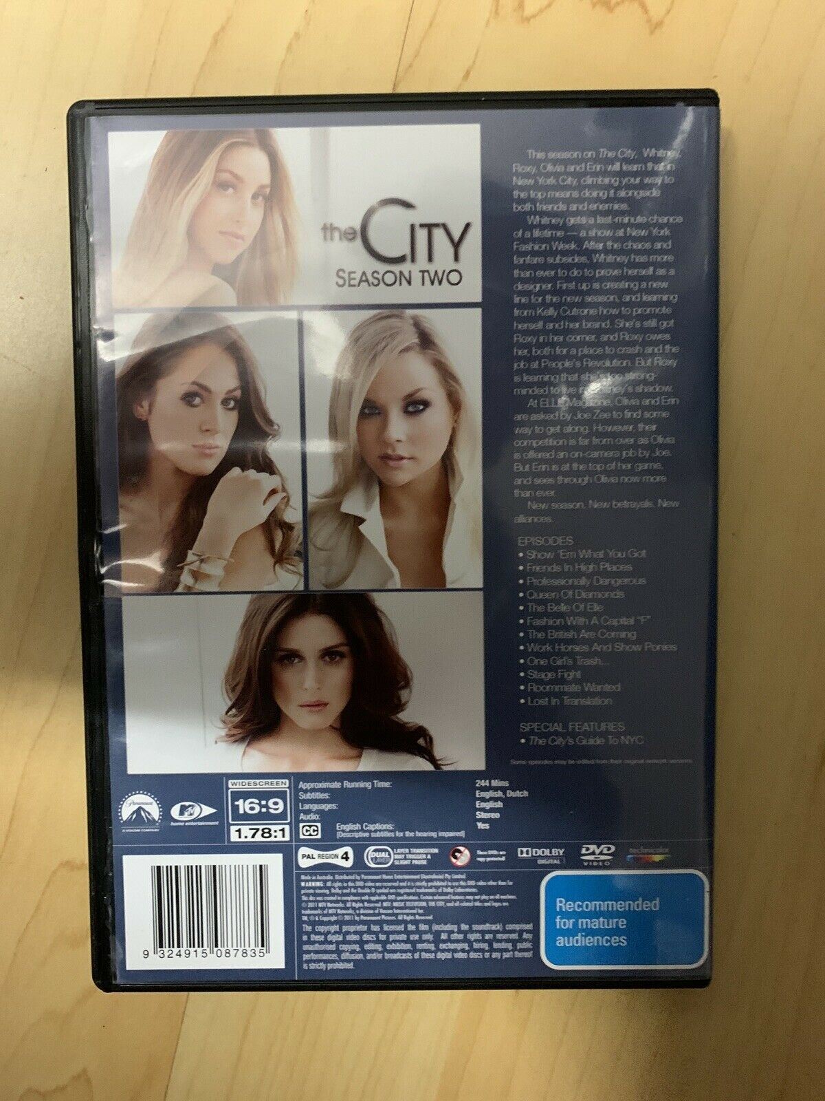 The City - Complete Series - Season 1 & 2 - (DVD) Region 4