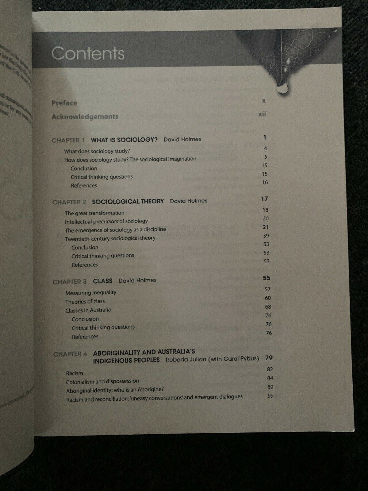 Australian Sociology: A Changing Society, 3rd Edition David Holmes, Kate Pritch