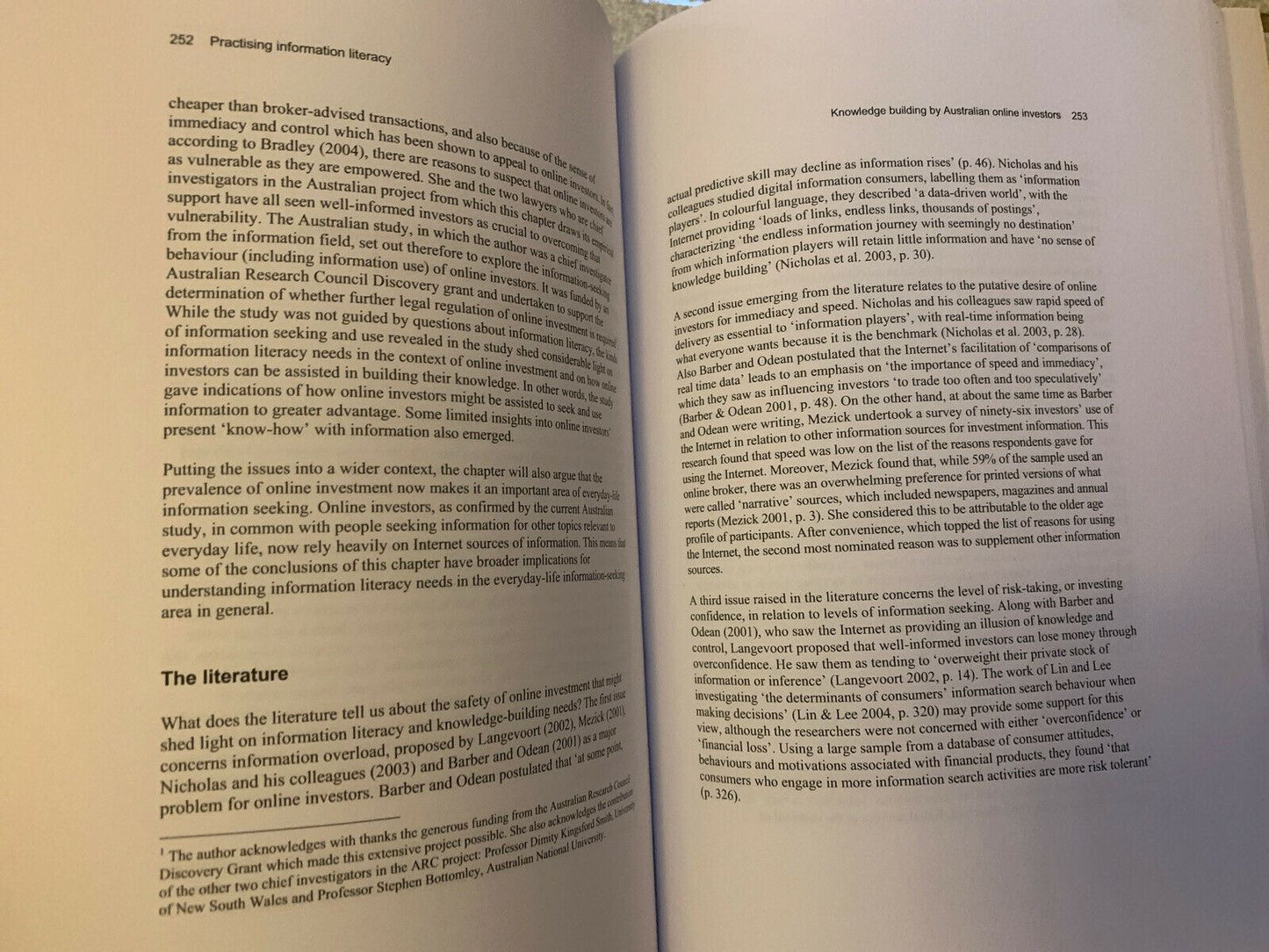 Practising Information Literacy: Bringing Theories of Learning, Practice and Inf