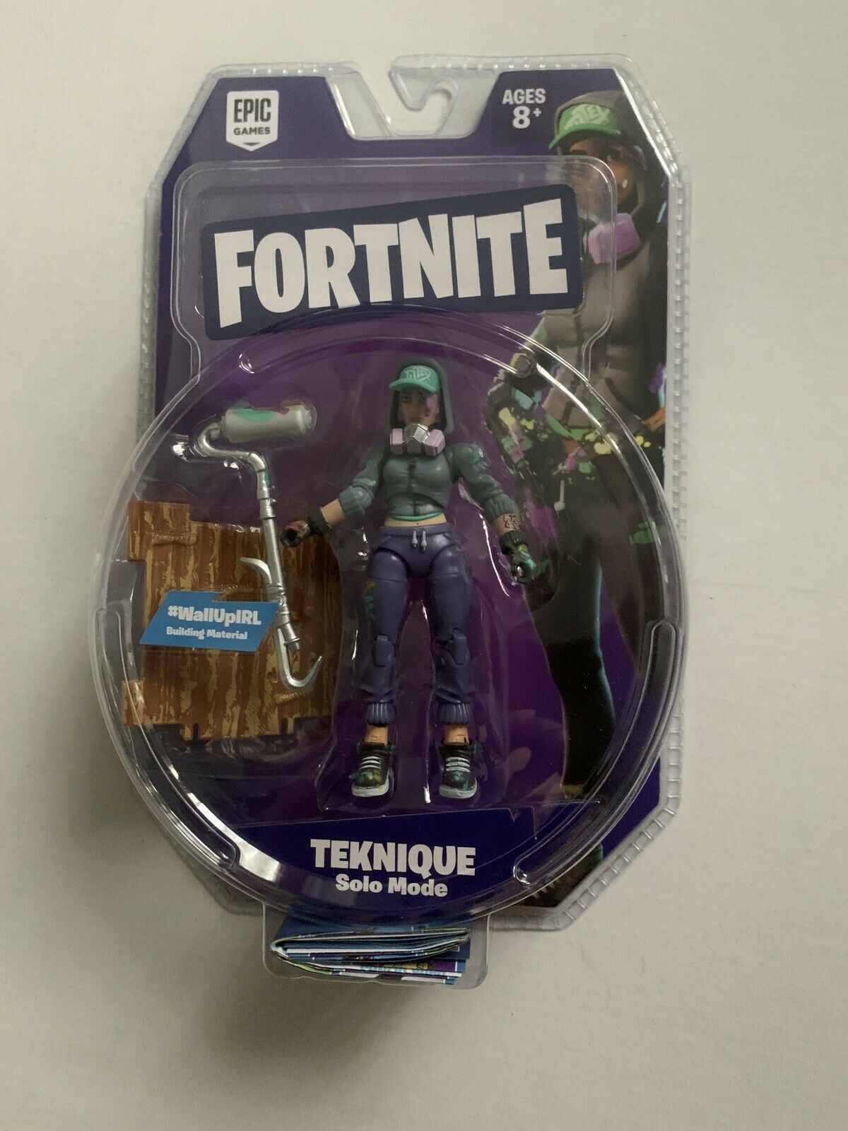 Fortnite Teknique Solo Mode 4" Figure Pack By Jazwares Collectible Toy Ages+8