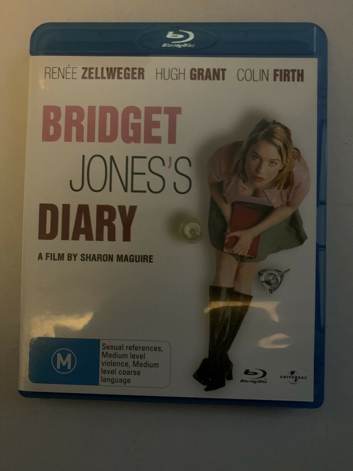 Bridget Jones's Diary (Blu-ray, 2001) Renée Zellweger, Colin Firth, Hugh Grant
