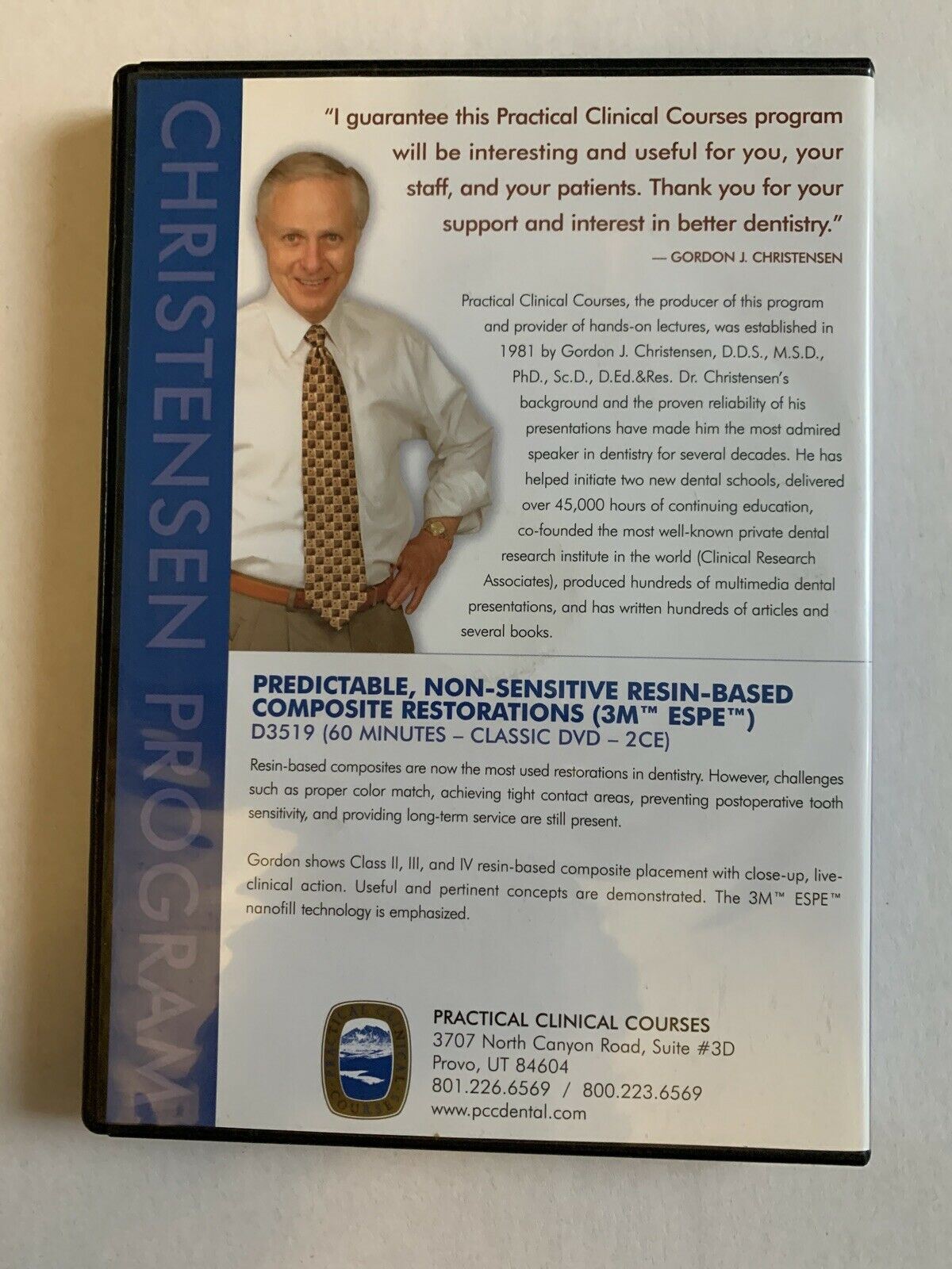 Predictable, Non-Sensitive Resin-Based Composite Restorations (3M ESPE) DVD