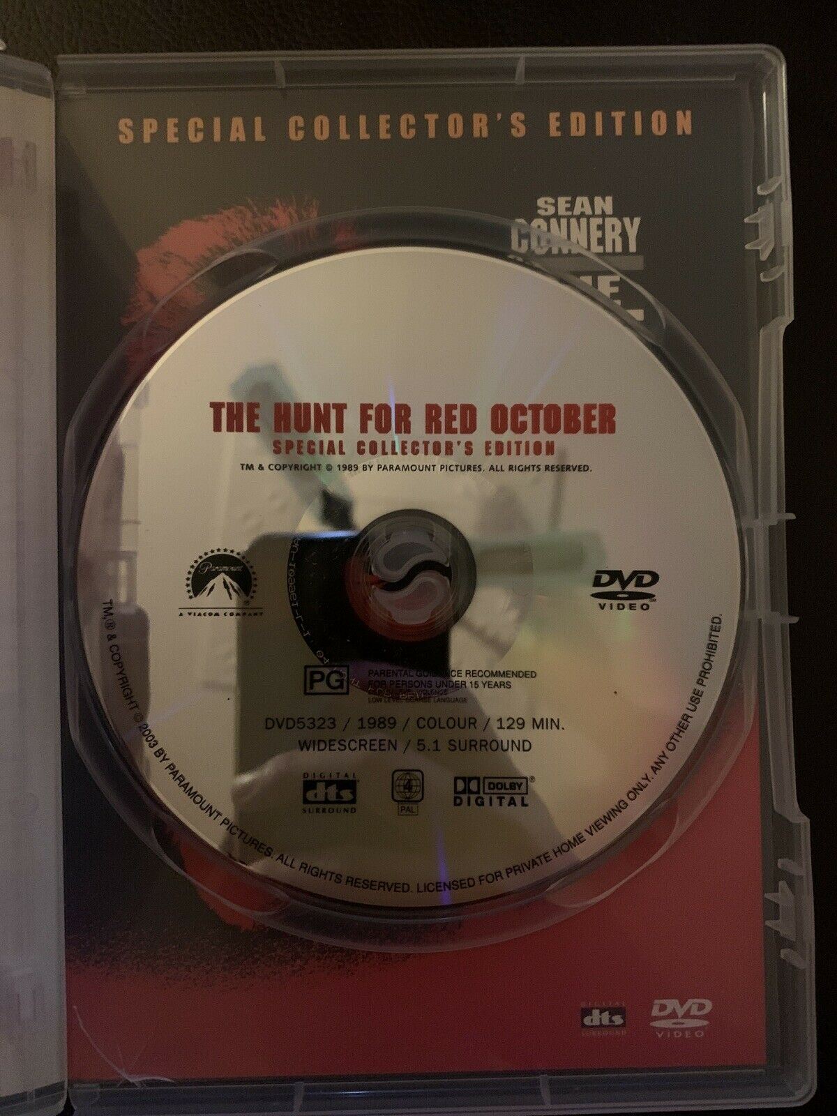 The Hunt For Red October - Special Collector's Edition (DVD, 1989) Sean Connery