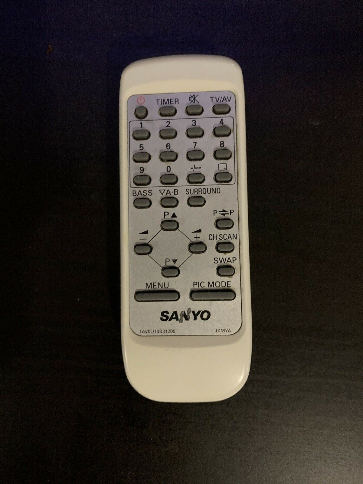 Genuine Sanyo 1AV0U10B31200 JXMYA Remote Control