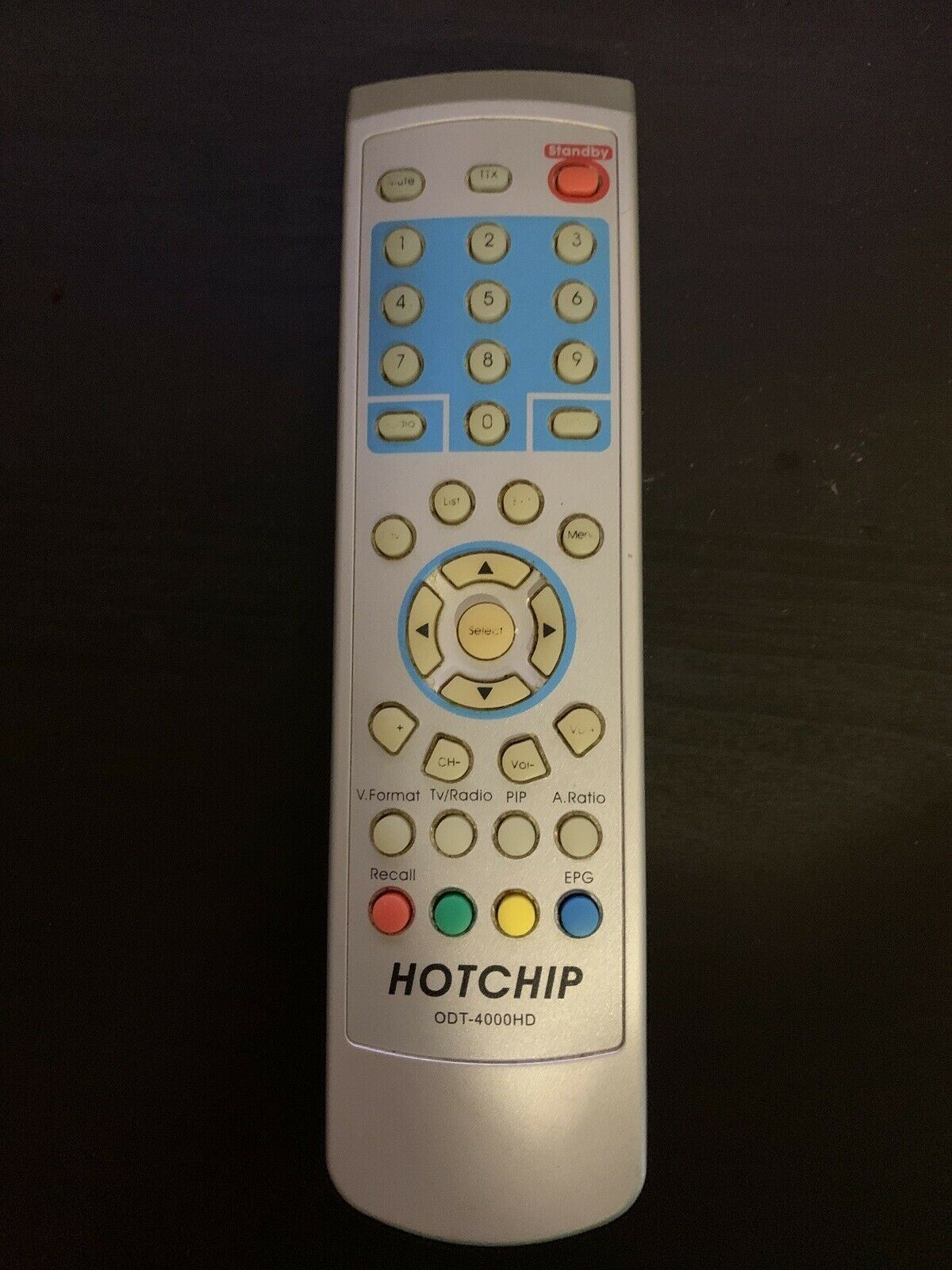 Hotchop ODT-4000HD Remote Control