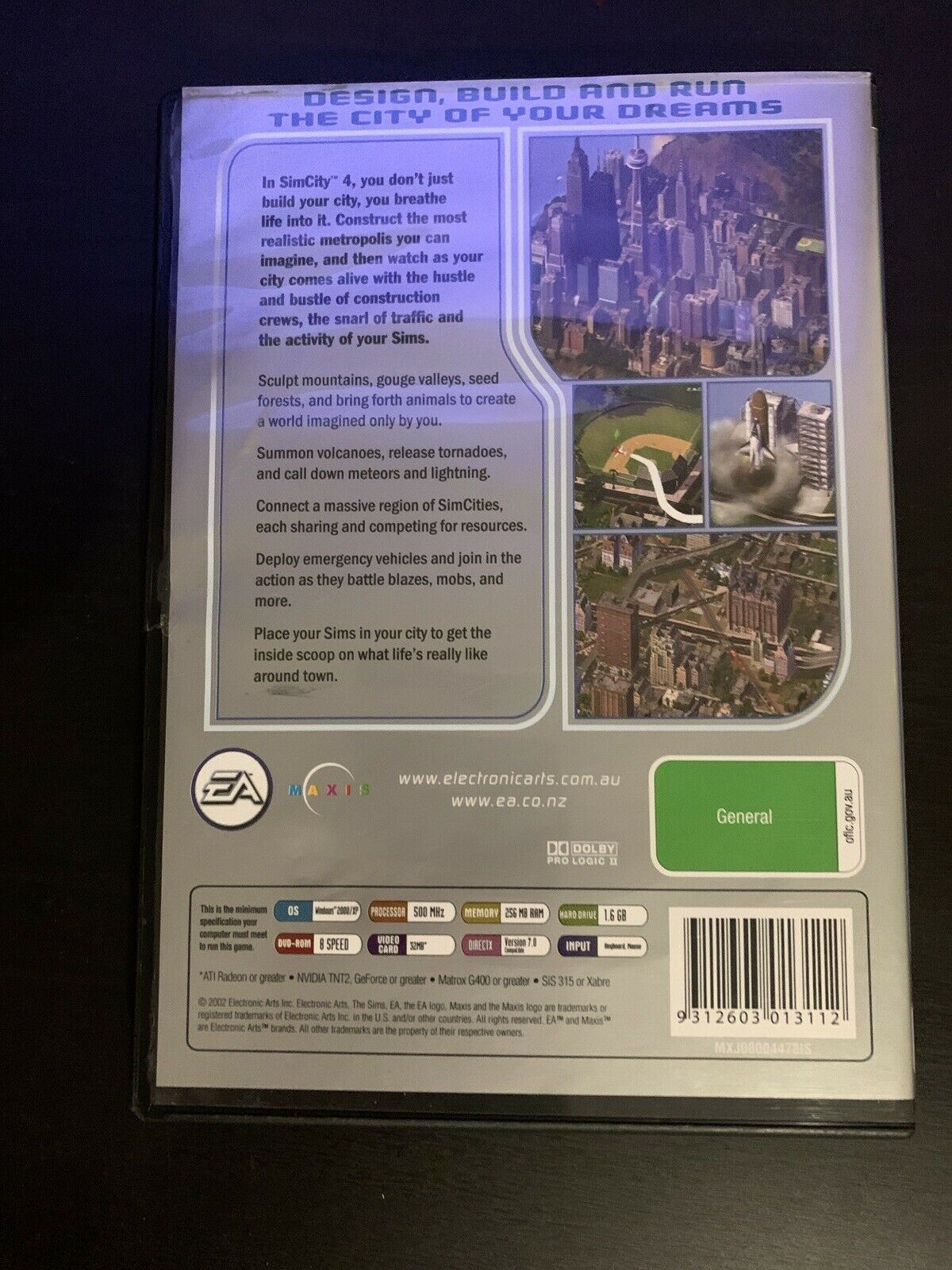 Sim City 4 - PC CDROM 2002 SimCity 4