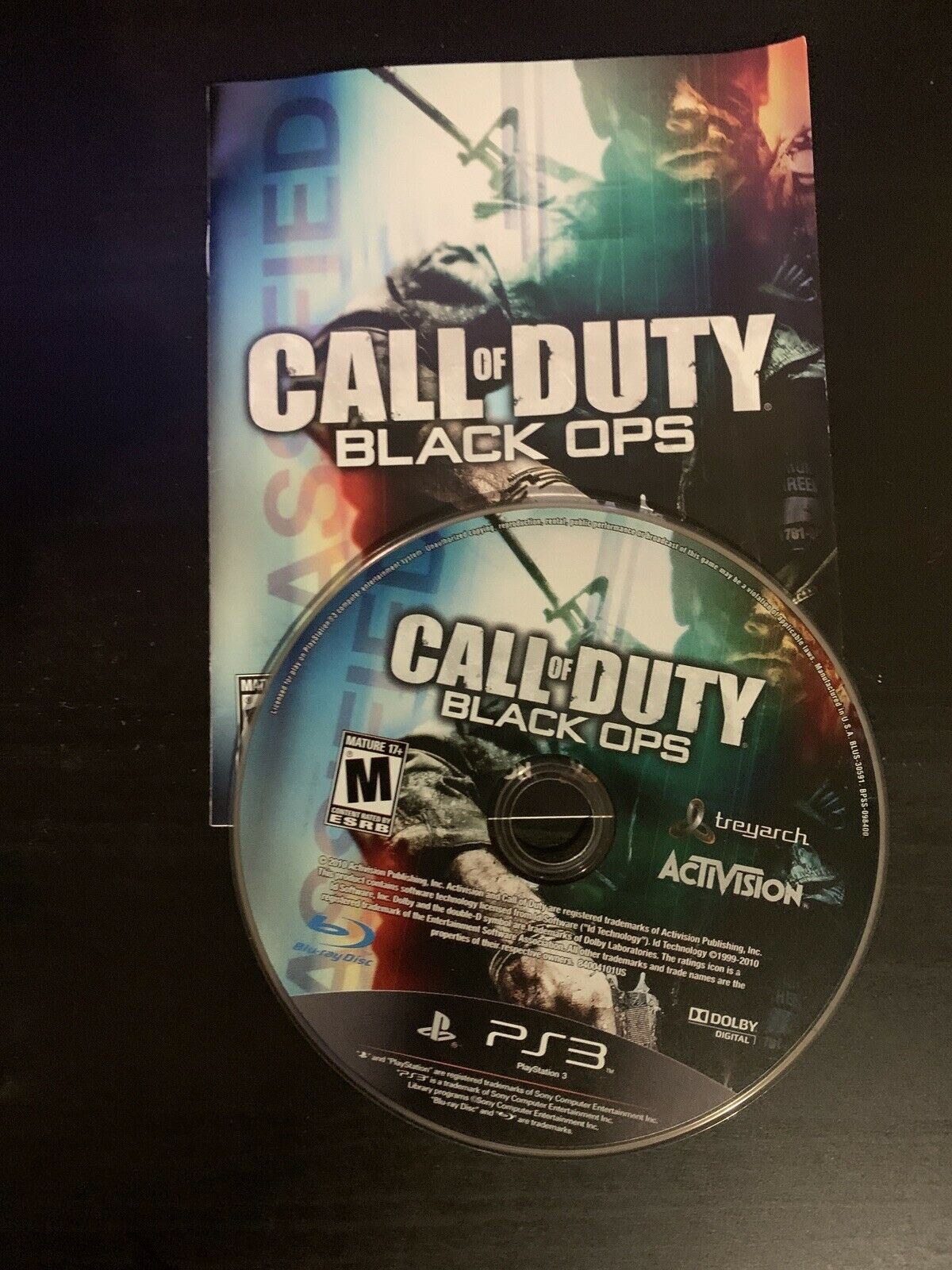 Call of Duty: Black Ops (Sony PlayStation 3, 2010) PS3 With Manual