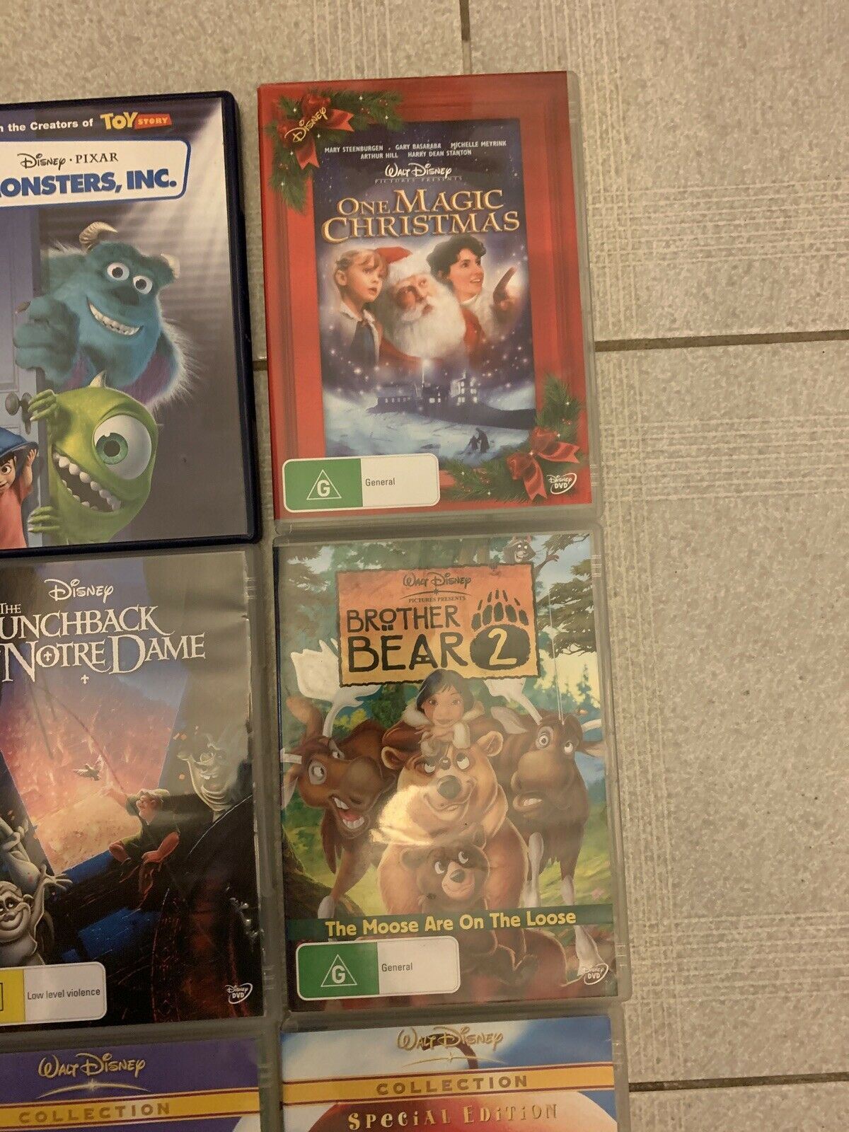 20x Walt Disney Classic DVD Movies Region 4