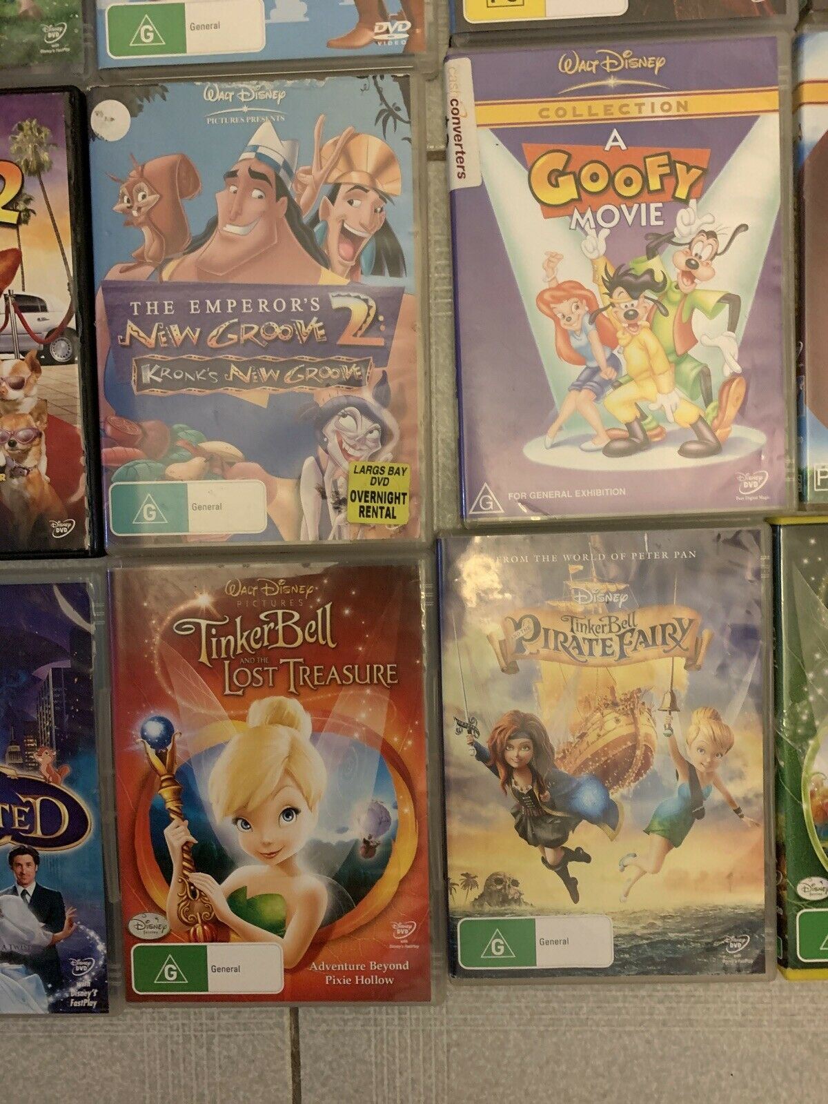 20x Walt Disney Classic DVD Movies Region 4