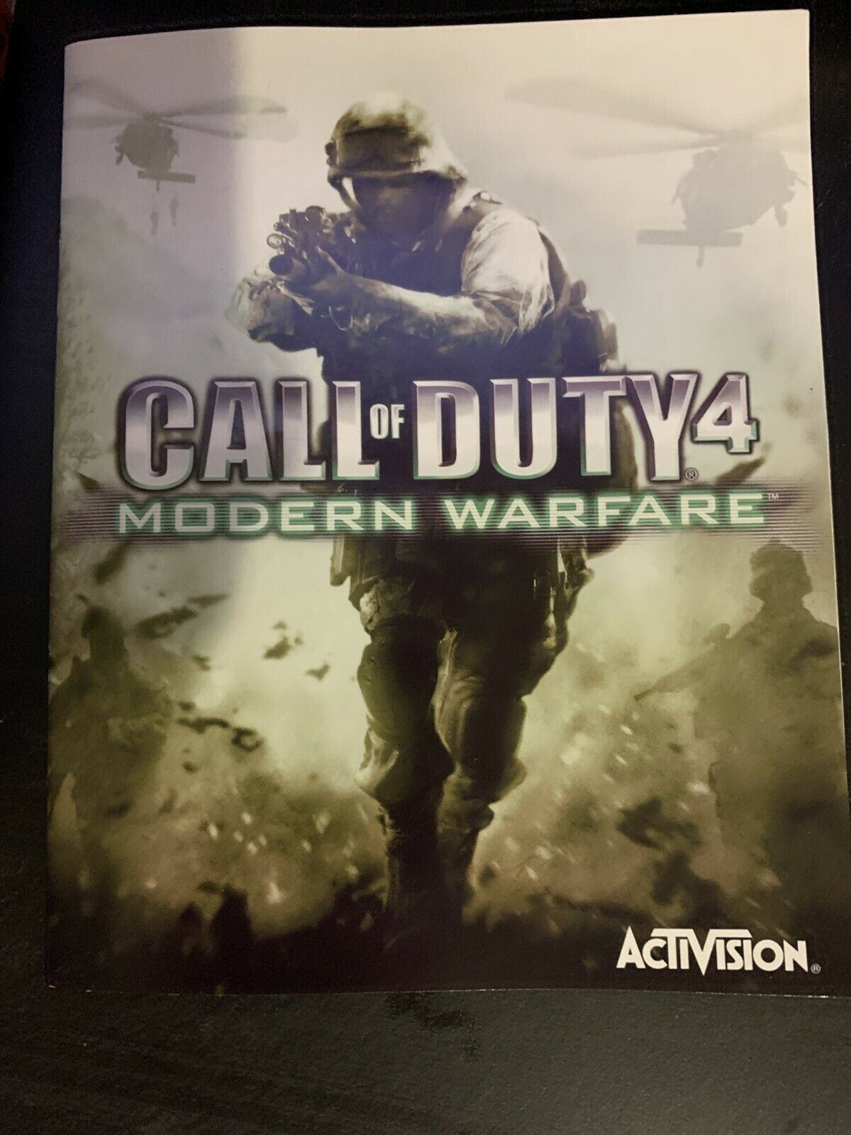 Call of Duty 4 Modern Warfare & Modern Warfare 2 - Sony Playstation 3 PS3 Manual