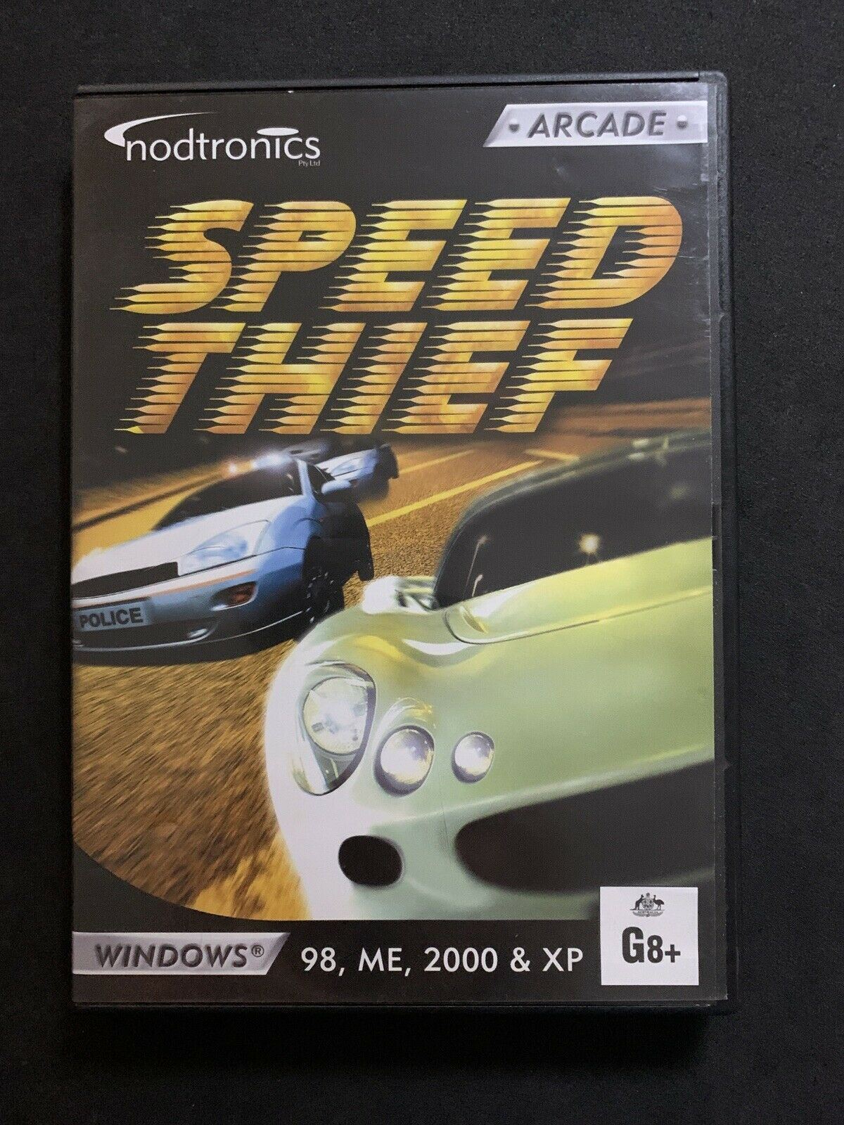 Vintage Speed Thief Arcade PC CDROM Racing video game Windows 98 ME 20 –  Retro Unit