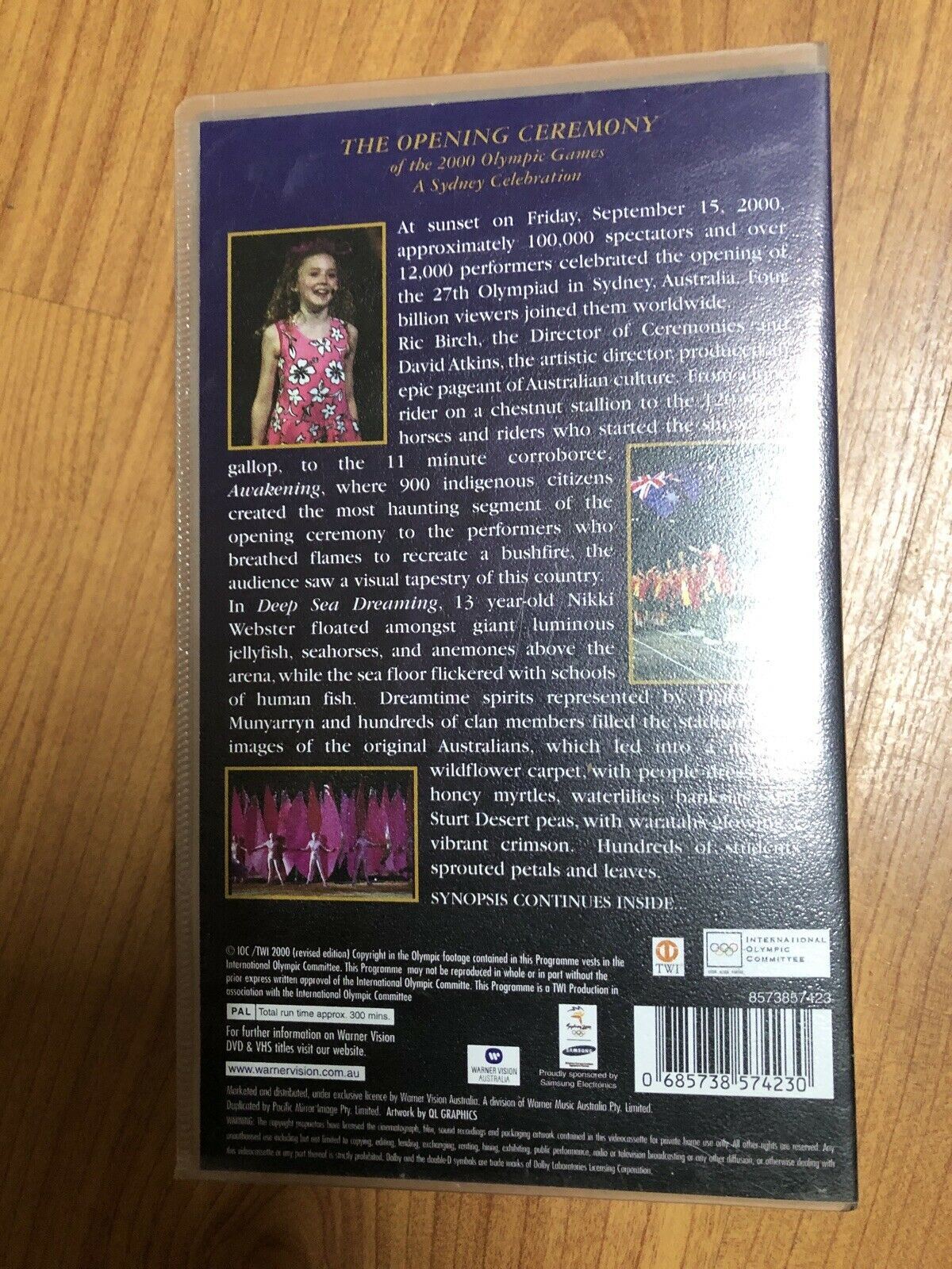Opening Ceremony 2000 Olympic Games - Sydney Celebration VHS VIDEO PAL