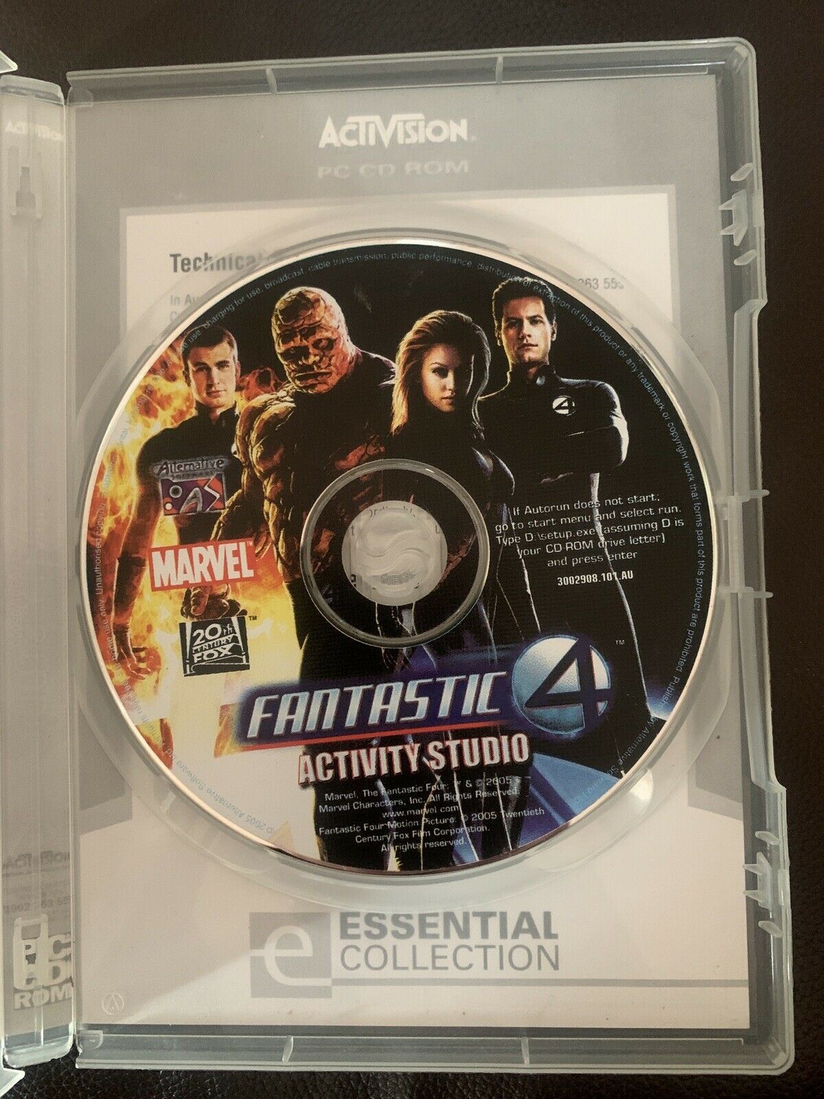Fantastic 4 Activity Studio (PC, 2005) GAME