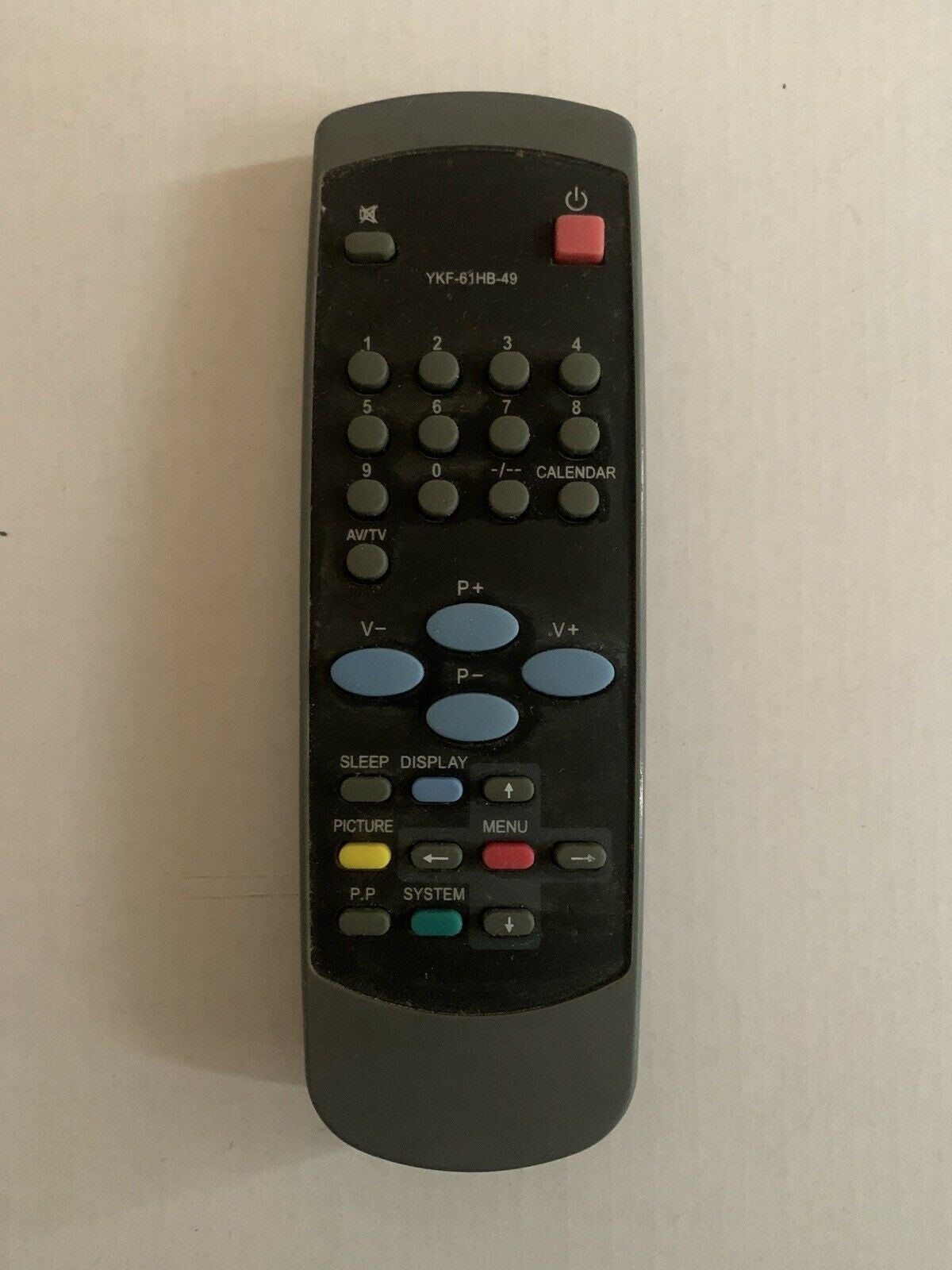 System Remote Control MODEL : YKF-61HB-49