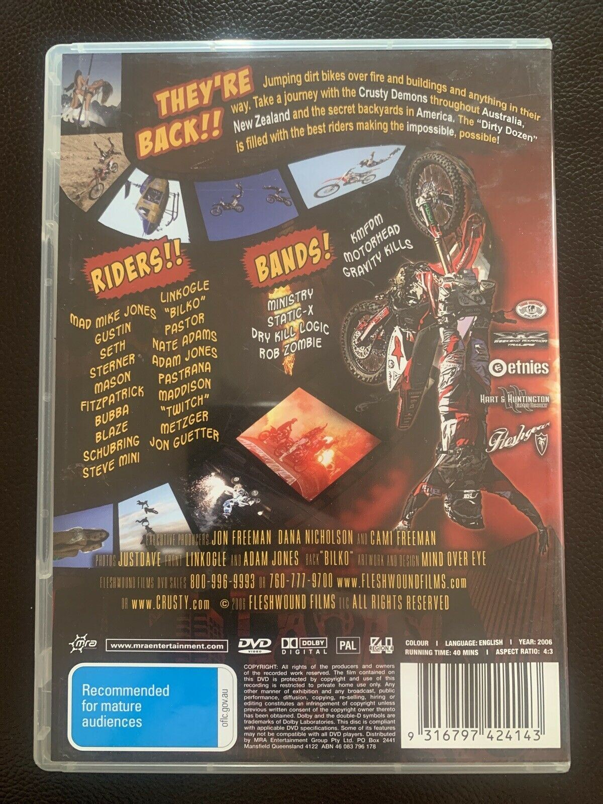 Crusty Demons 12 - The Dirty Dozen (DVD, 2006) Region 4