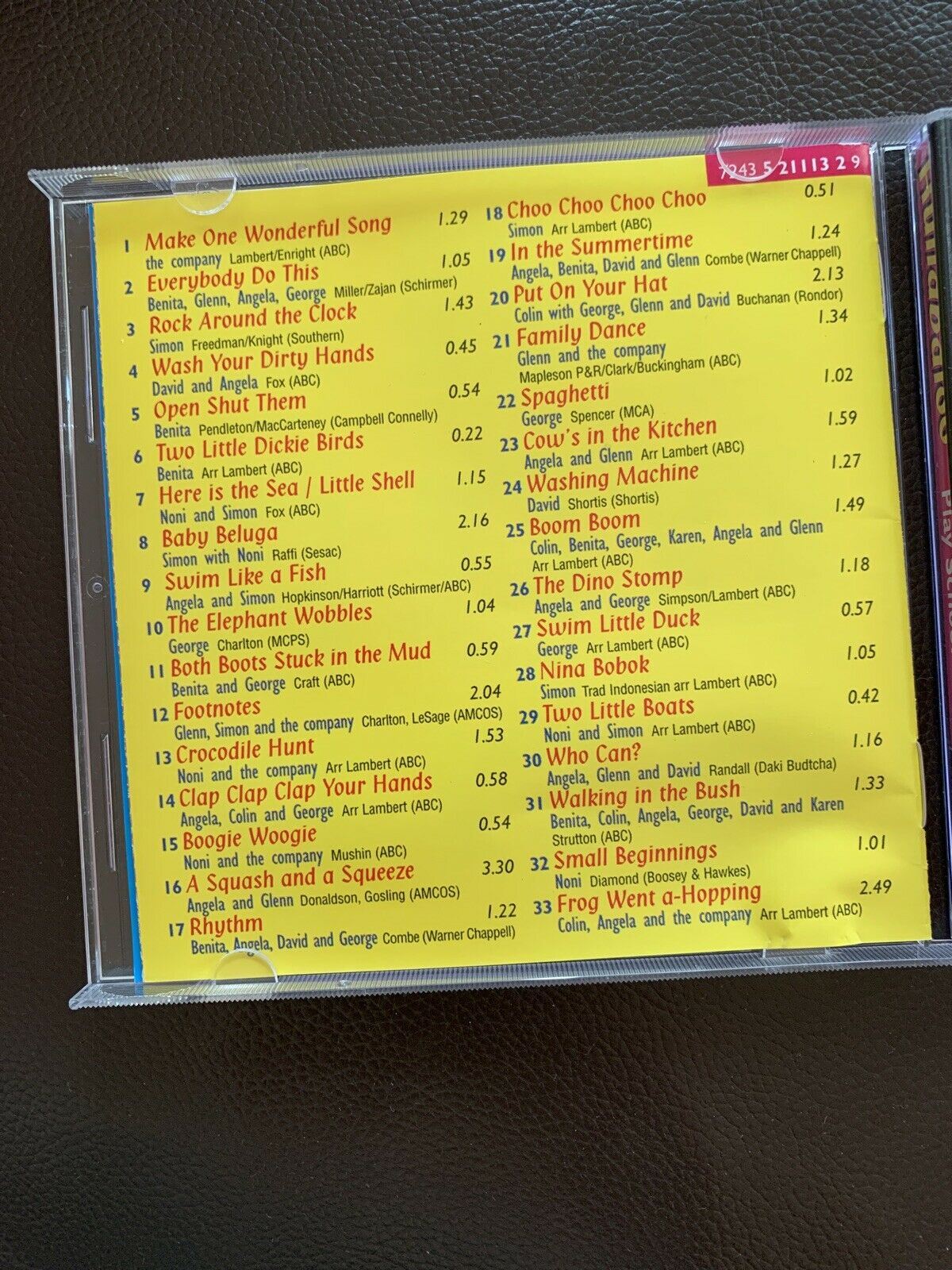 Play School Hullabaloo - 33 Sing-along Songs Music (CD) ABC For Kids