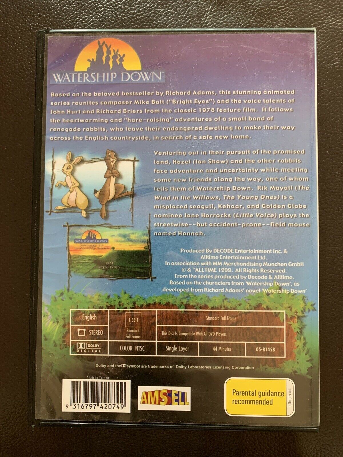 Watership Down - Journey To Watership Down (DVD) John Hurt - All Regions
