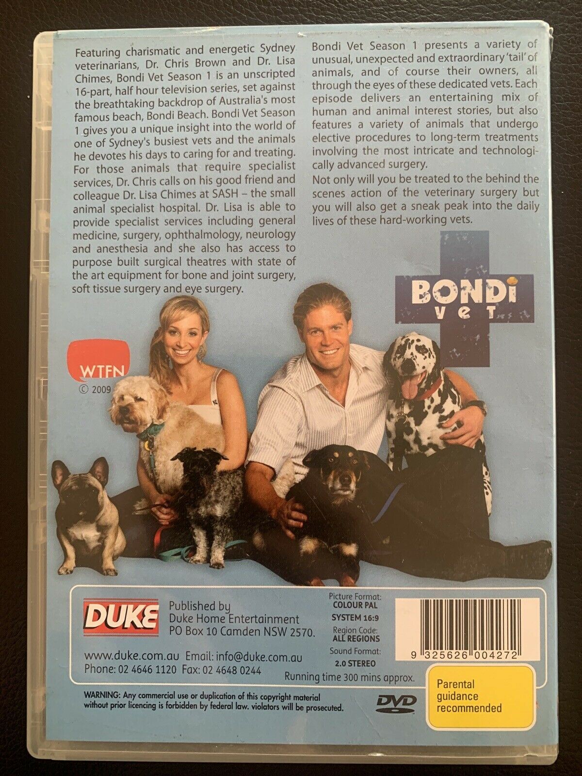 Bondi Vet : Season 1 (DVD, 2009) Dr. Chris Brown All Regions
