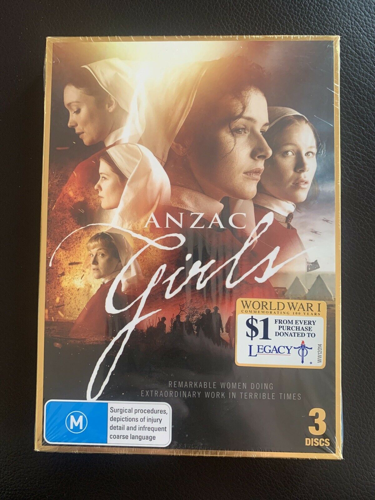 *New Sealed* Anzac Girls (DVD, 2014) Georgia Flood, Anna McGahan. ABC. Region 4