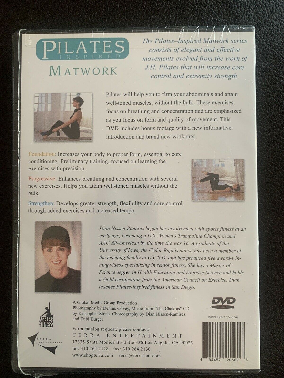 *New Sealed* Pilates Inspired: 1-3 Matwork Foundation/Progressive/Strengthen DVD
