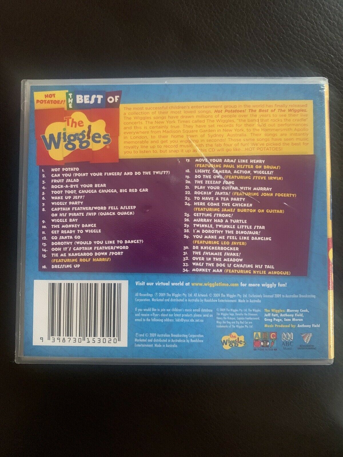 Hot Potatoes! The Best of the Wiggles by The Wiggles (CD, May-2009, ABC Records)