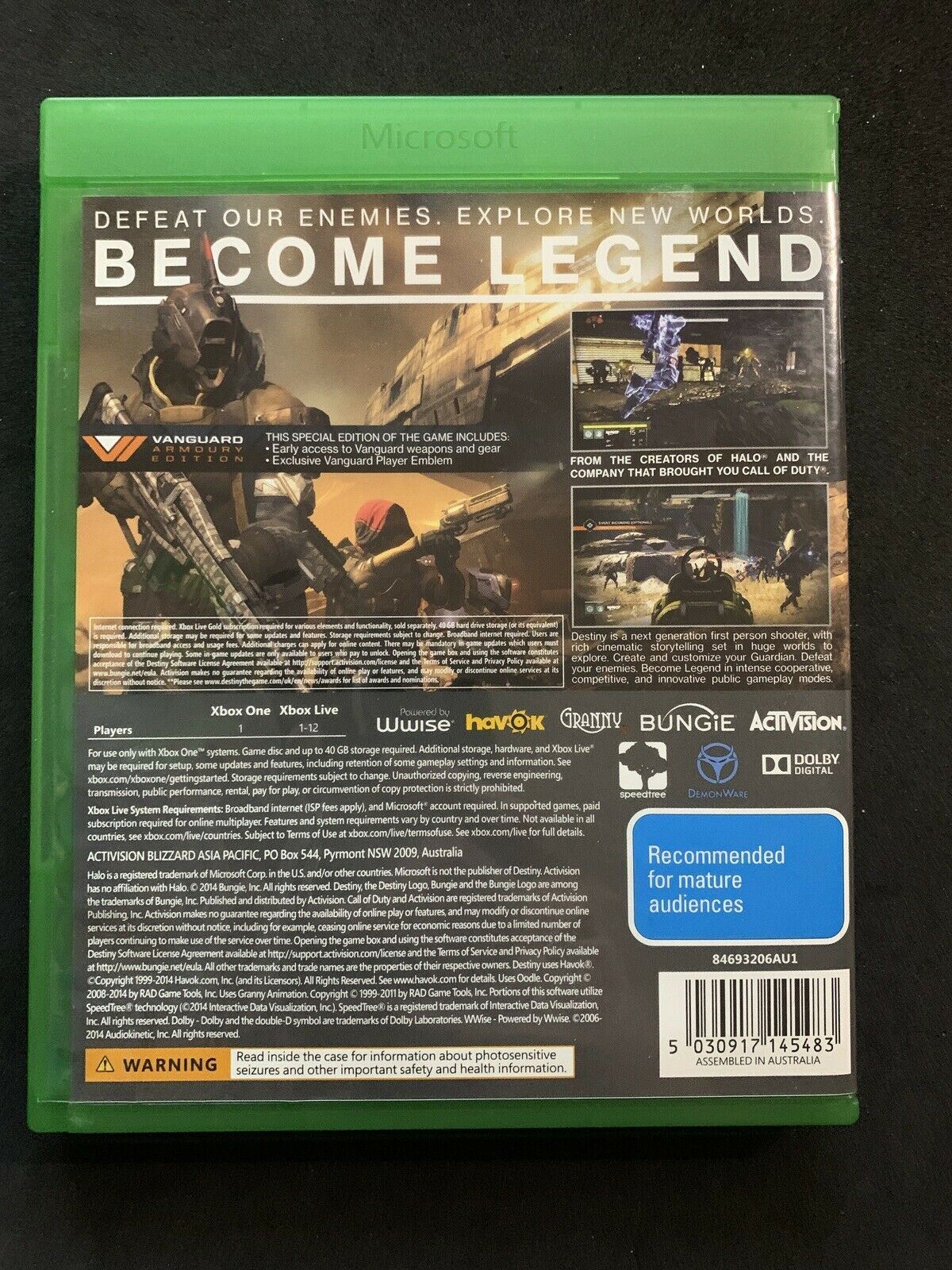 Destiny - Microsoft Xbox One Game