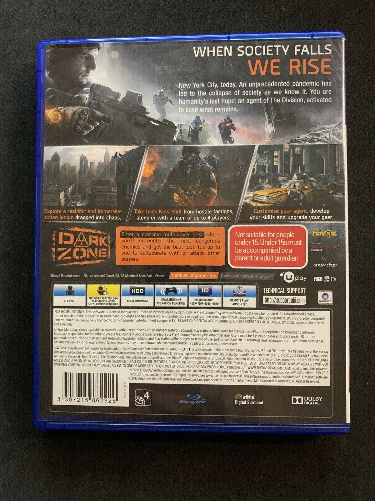 Tom Clancy's The Division - PS4 PlayStation 4