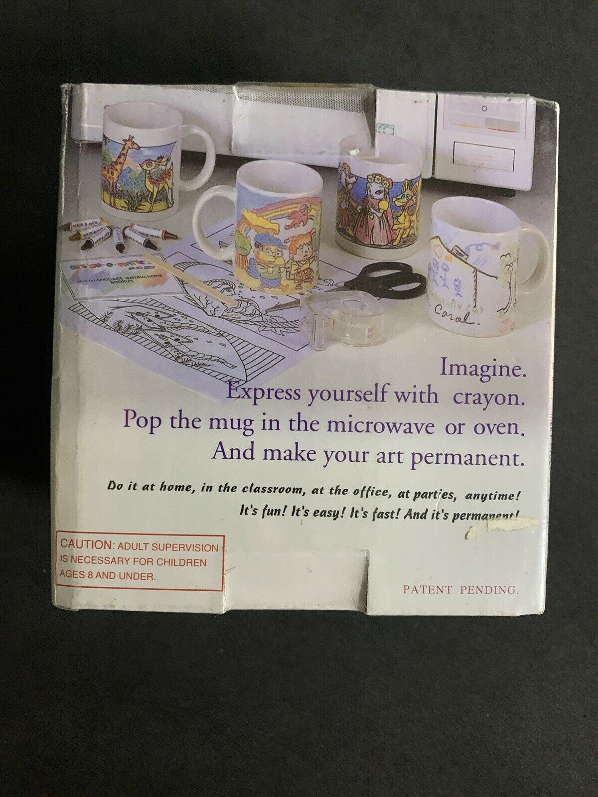 Design-o-matic Mug Set - Design & Draw Your Own Mug/Cup Instantly!