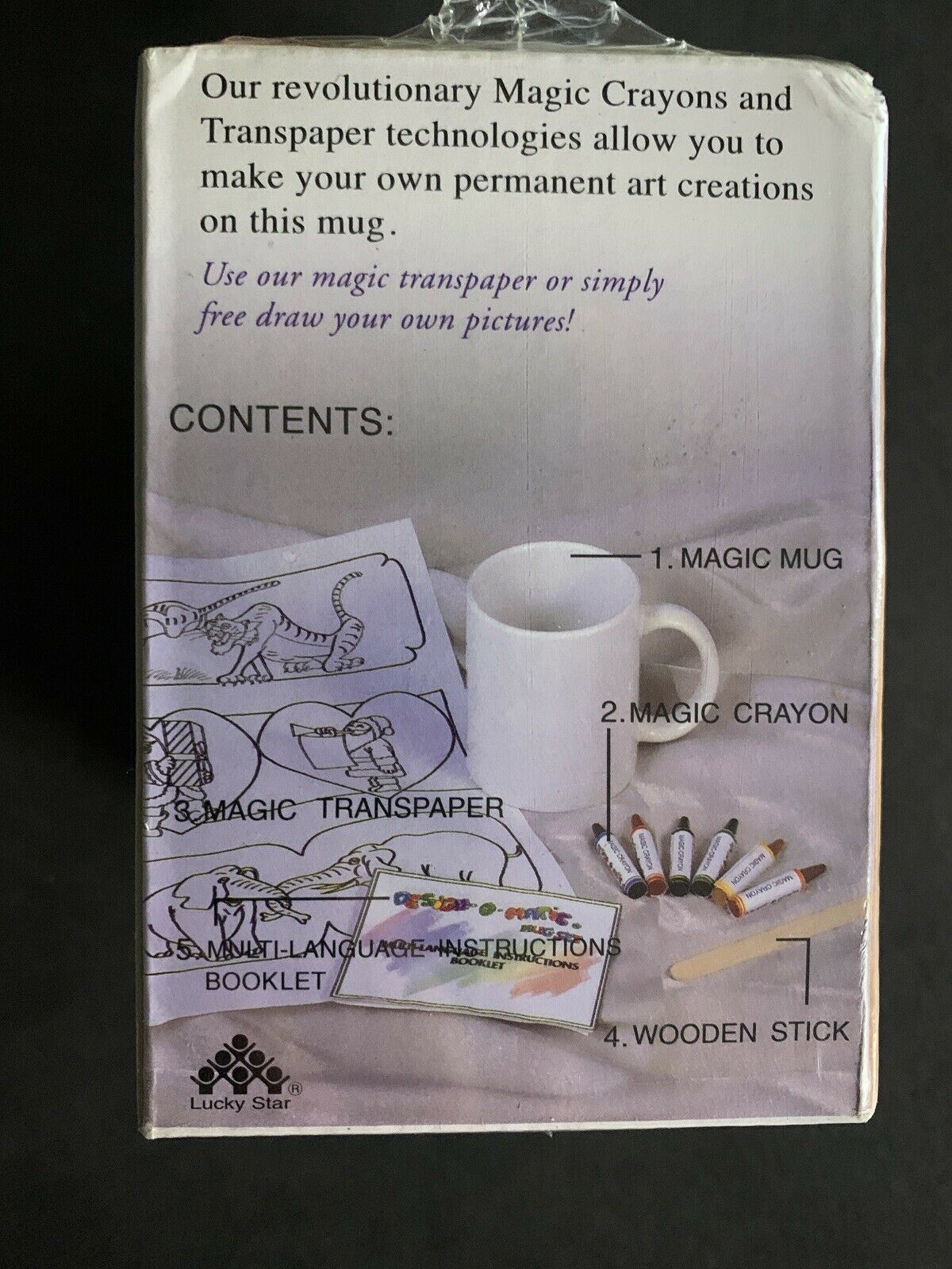 Design-o-matic Mug Set - Design & Draw Your Own Mug/Cup Instantly!