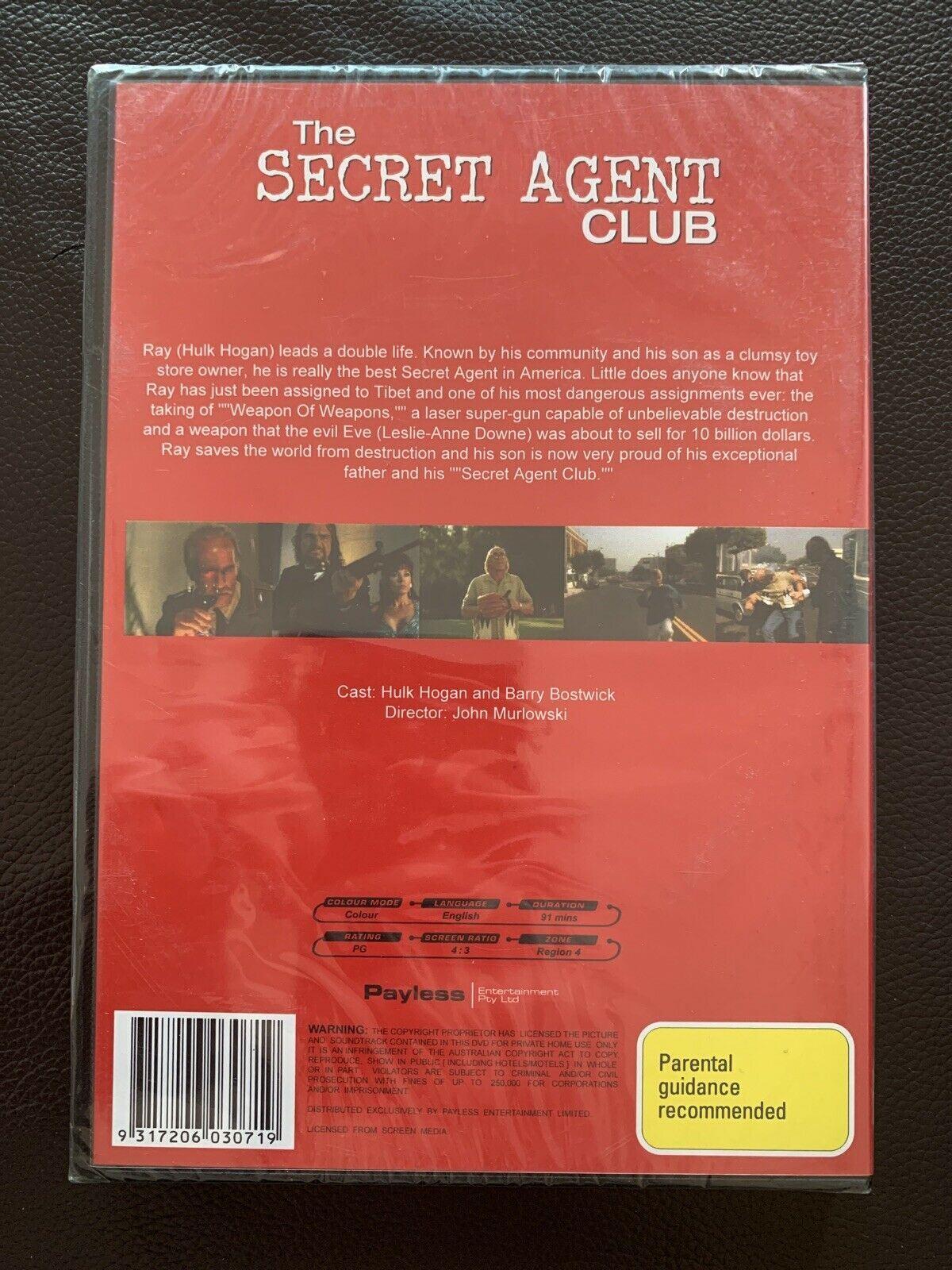*New Sealed* The Secret Agent Club (DVD, 1996) Hulk Hogan - Region 4