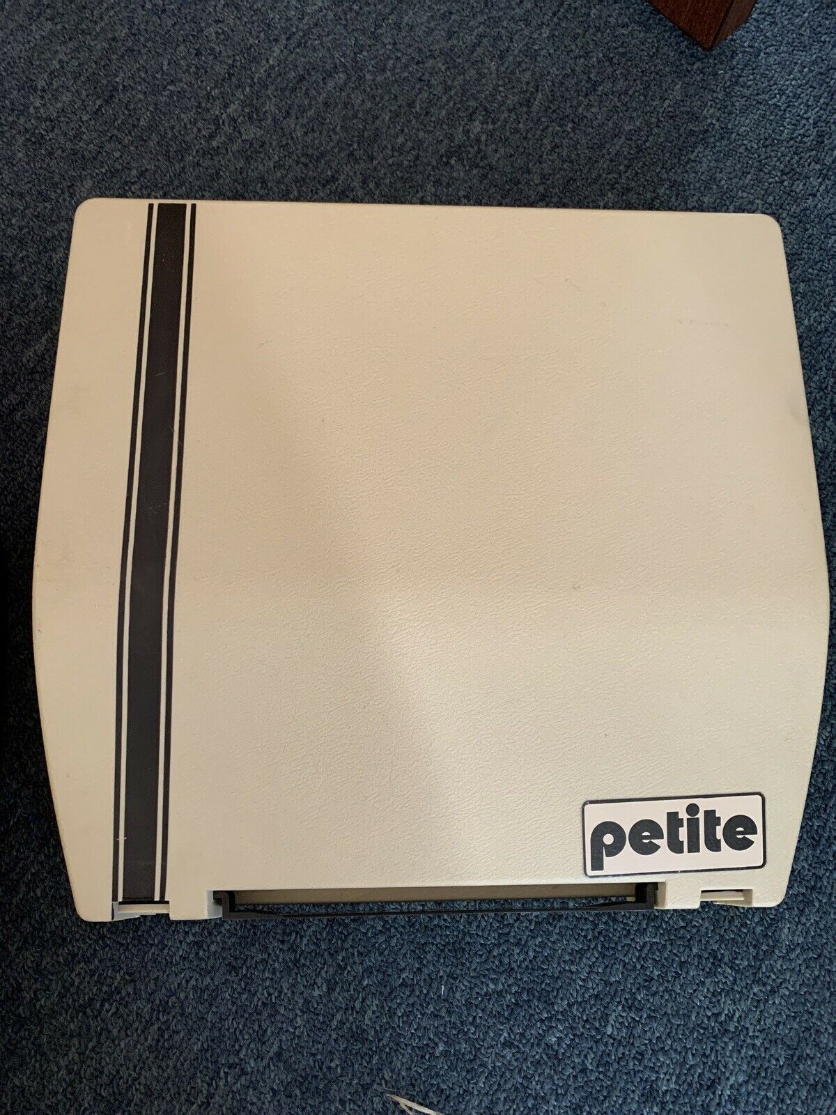 Petite Super International Children's Typewriter-1982-Gt Britain-Box-Case-Inst.