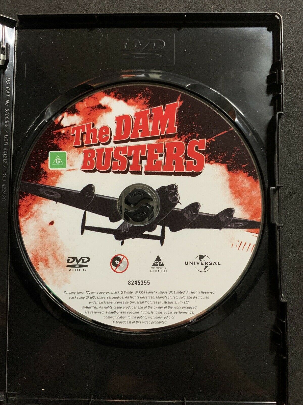 The Dam Busters (DVD, 1955) Richard Todd, Michael Redgrave. Region 4