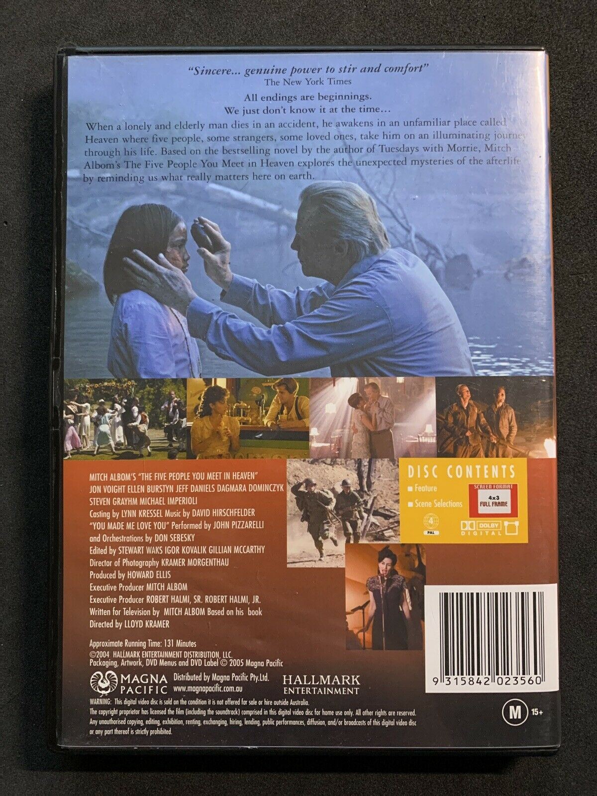 The Five People You Meet In Heaven (DVD, 2004) Region 4