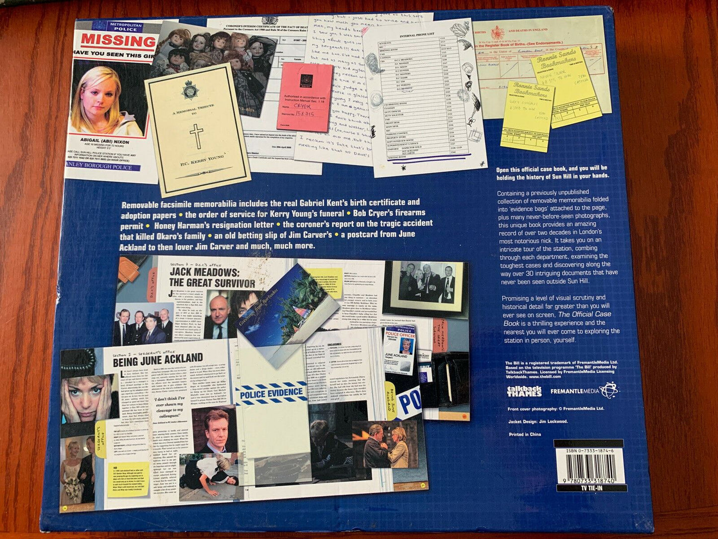 The Bill: The Official Case Book by Geoff Tibballs (Hardback, 2006)