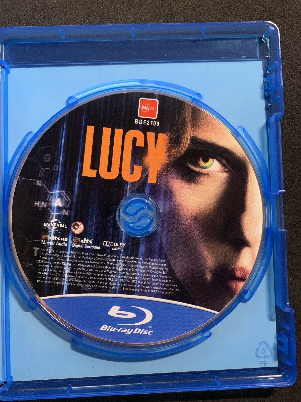 Lucy (Blu-ray, 2014) Region B