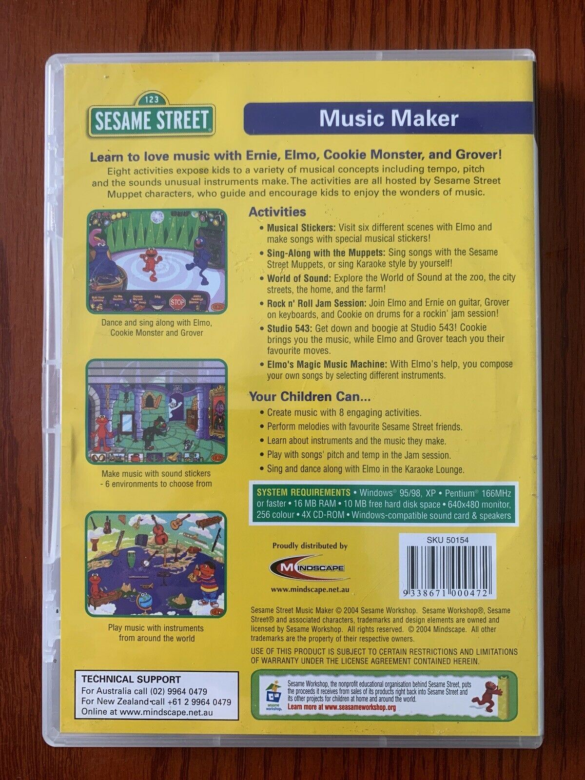 Sesame Street Music Maker - PC Windows CD