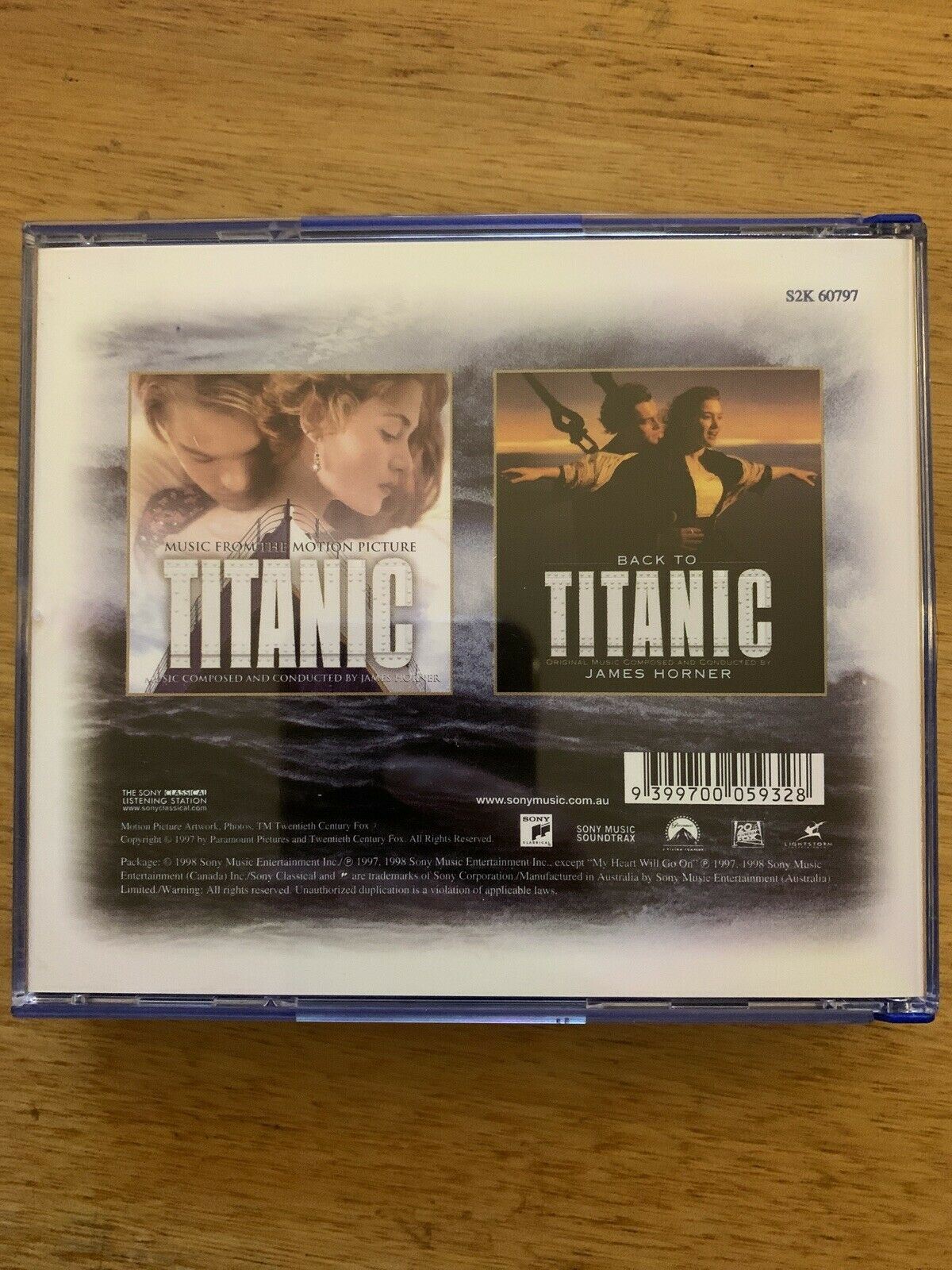 Titanic Soundtrack and Back to Titanic - Special Edition (CD, 2-Disc) Album