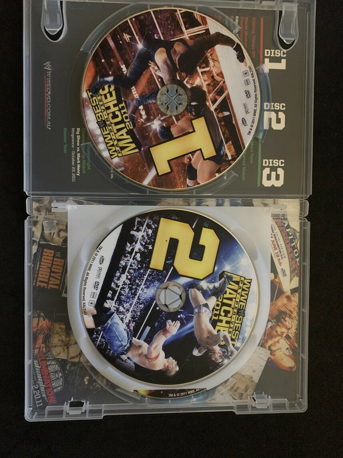 WWE - Best Pay-Per-View Matches Of 2011 (DVD, 2012, 3-Disc Set) Region 4