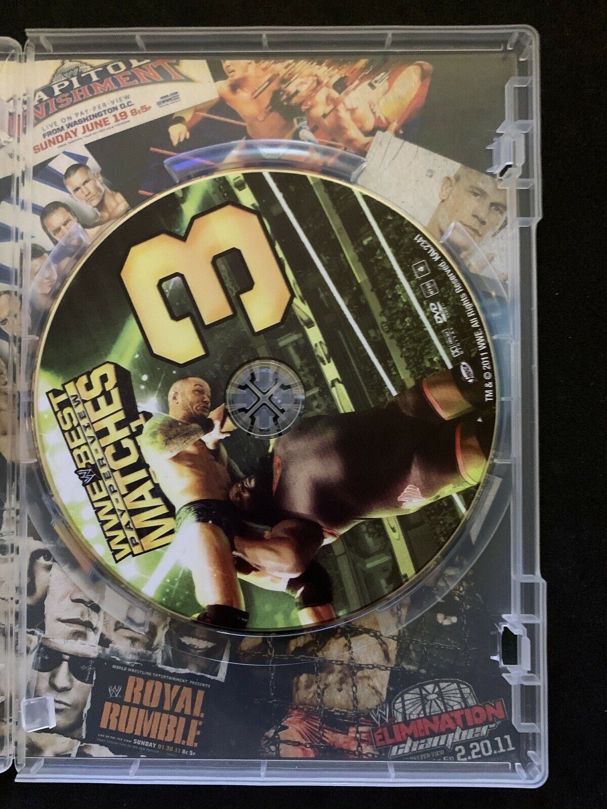 WWE - Best Pay-Per-View Matches Of 2011 (DVD, 2012, 3-Disc Set) Region 4