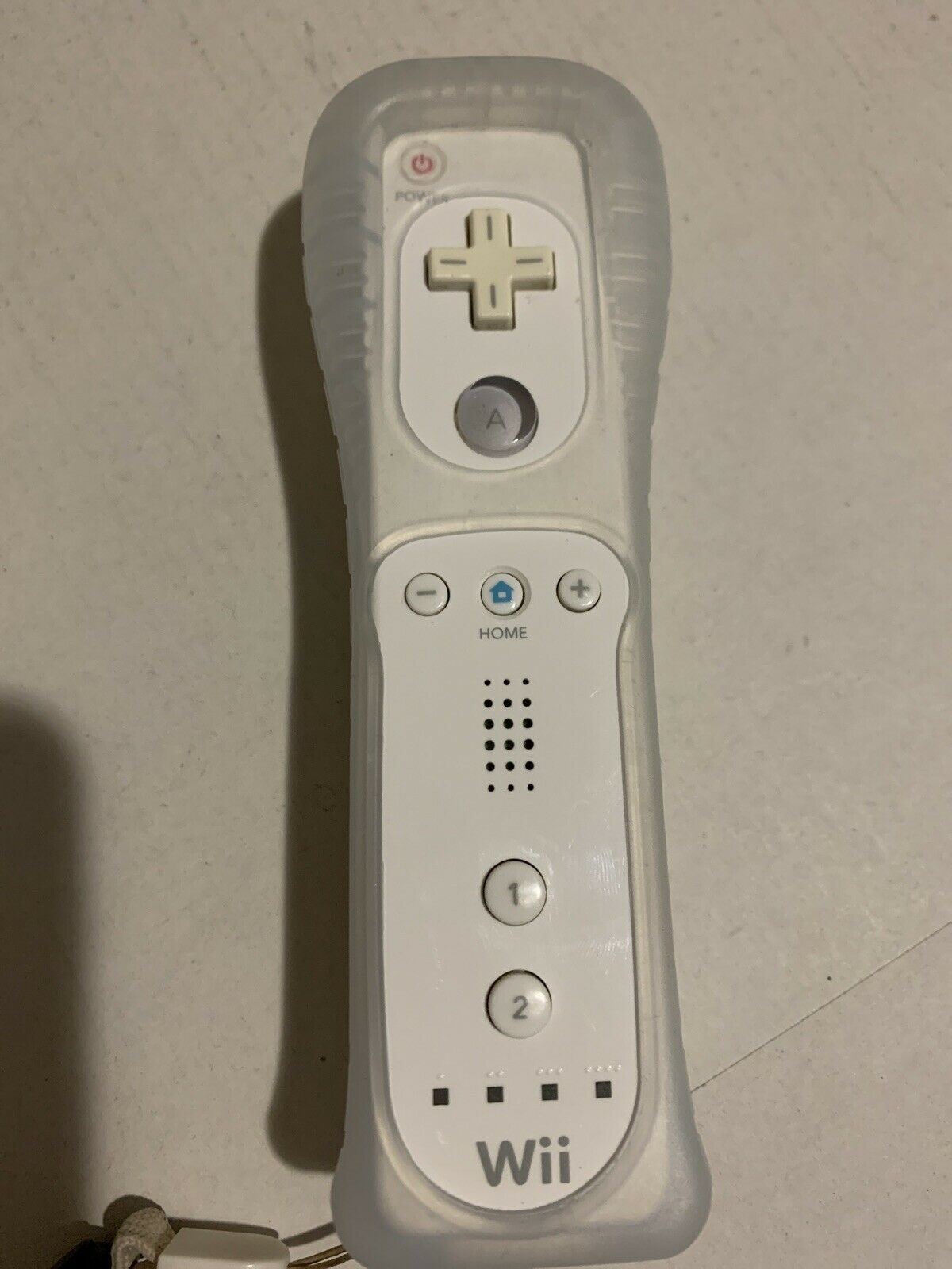 Genuine Nintendo Wiimote Controller RVL-003 With Rubber Case Cover