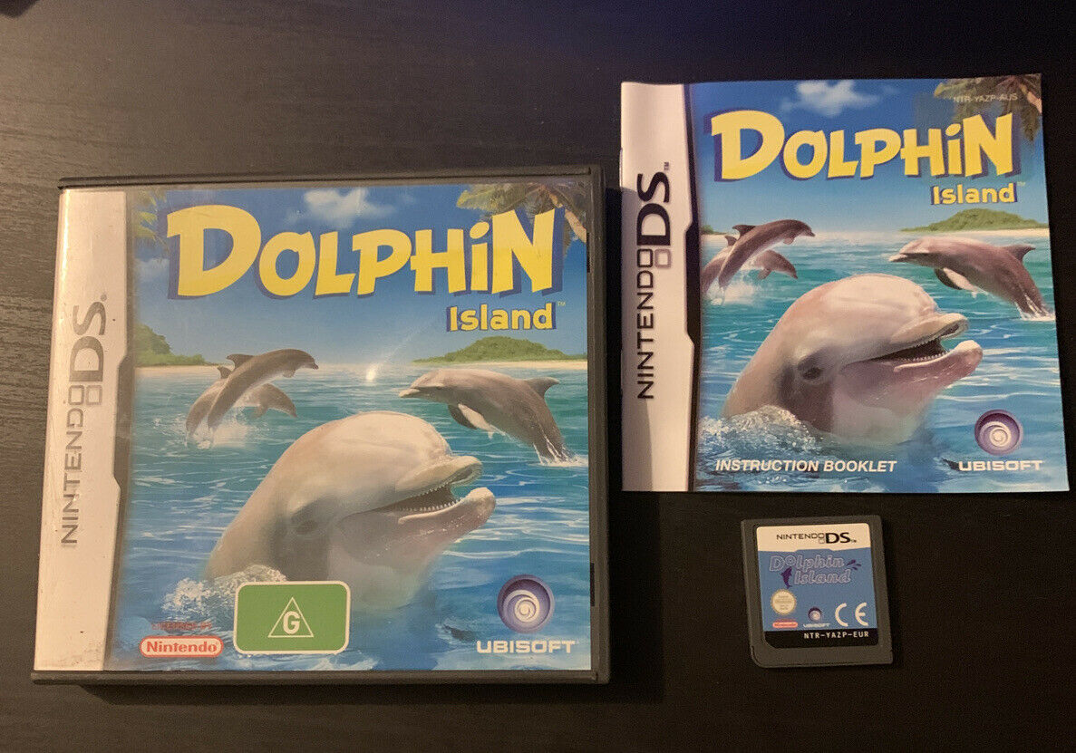 Dolphin Island (Nintendo DS, 2009) with Manual
